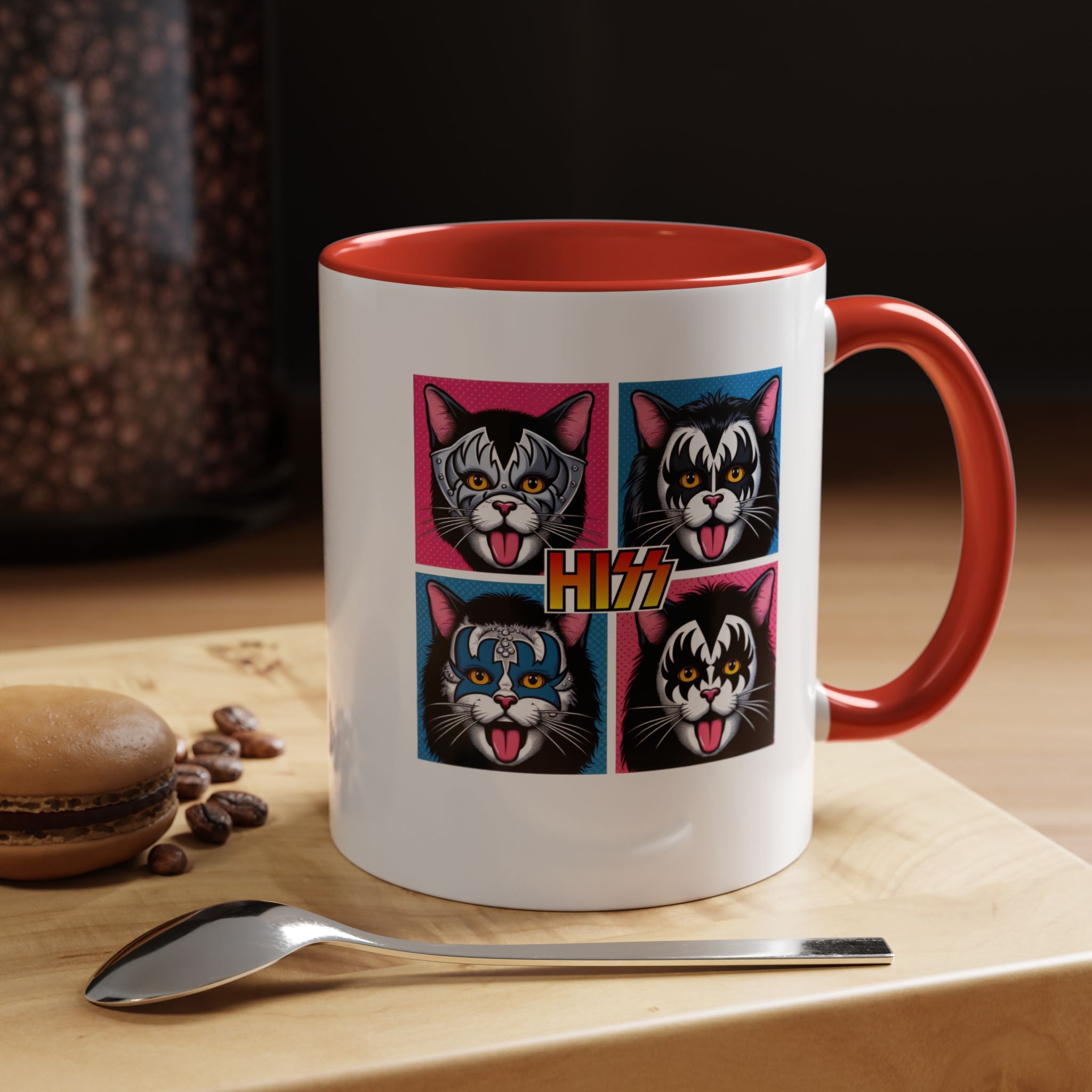 Hiss | Funny Coffee Mug, Sarcastic Tea Cup, Unique Gift Idea