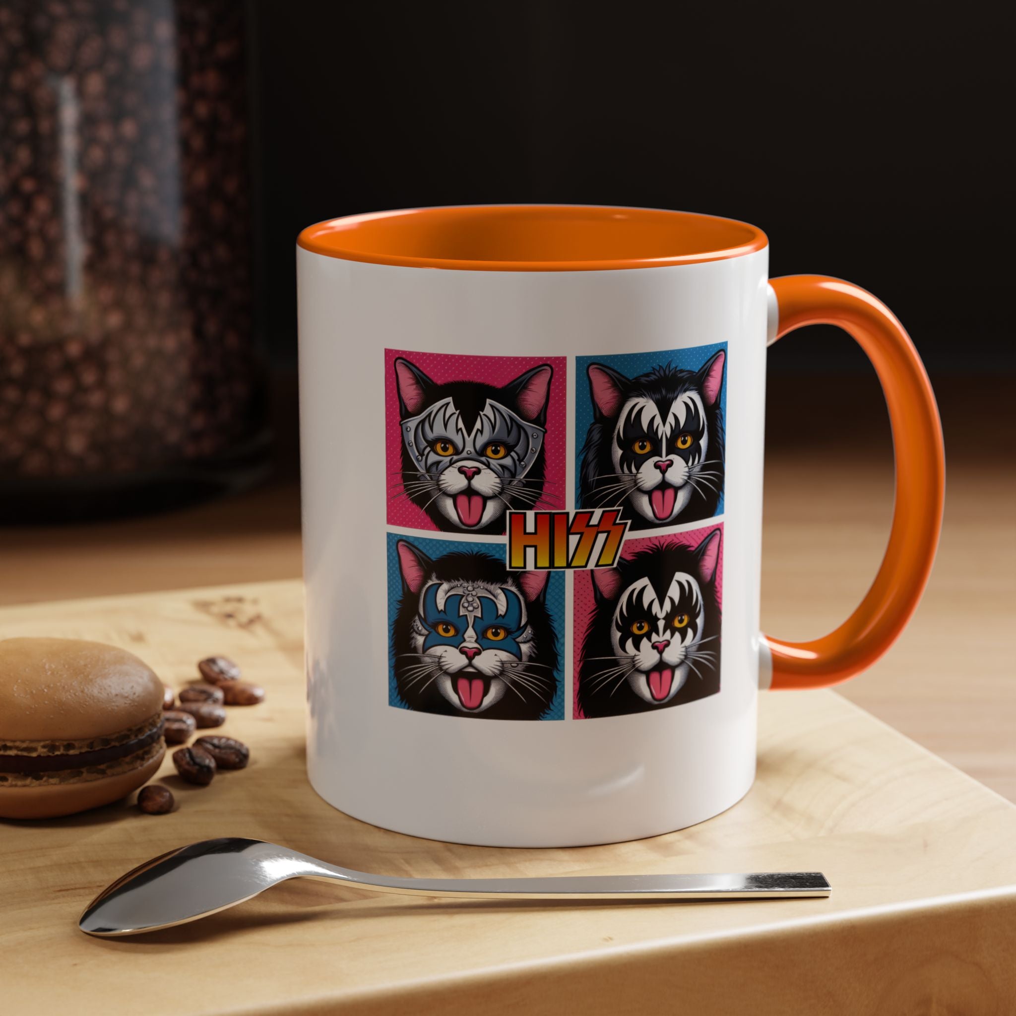 Hiss | Funny Coffee Mug, Sarcastic Tea Cup, Unique Gift Idea