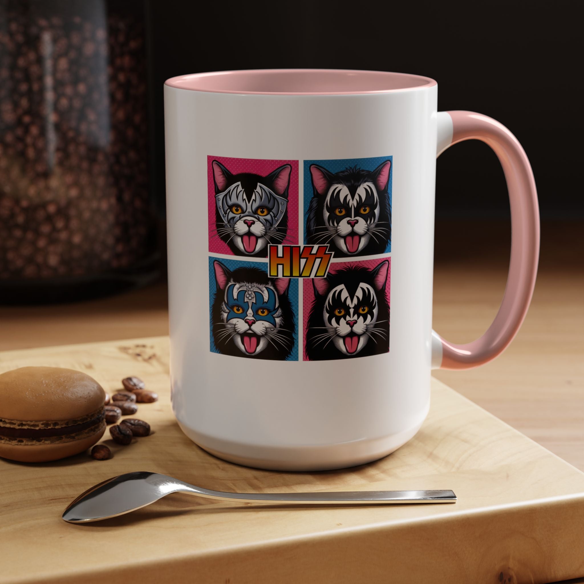 Hiss | Funny Coffee Mug, Sarcastic Tea Cup, Unique Gift Idea