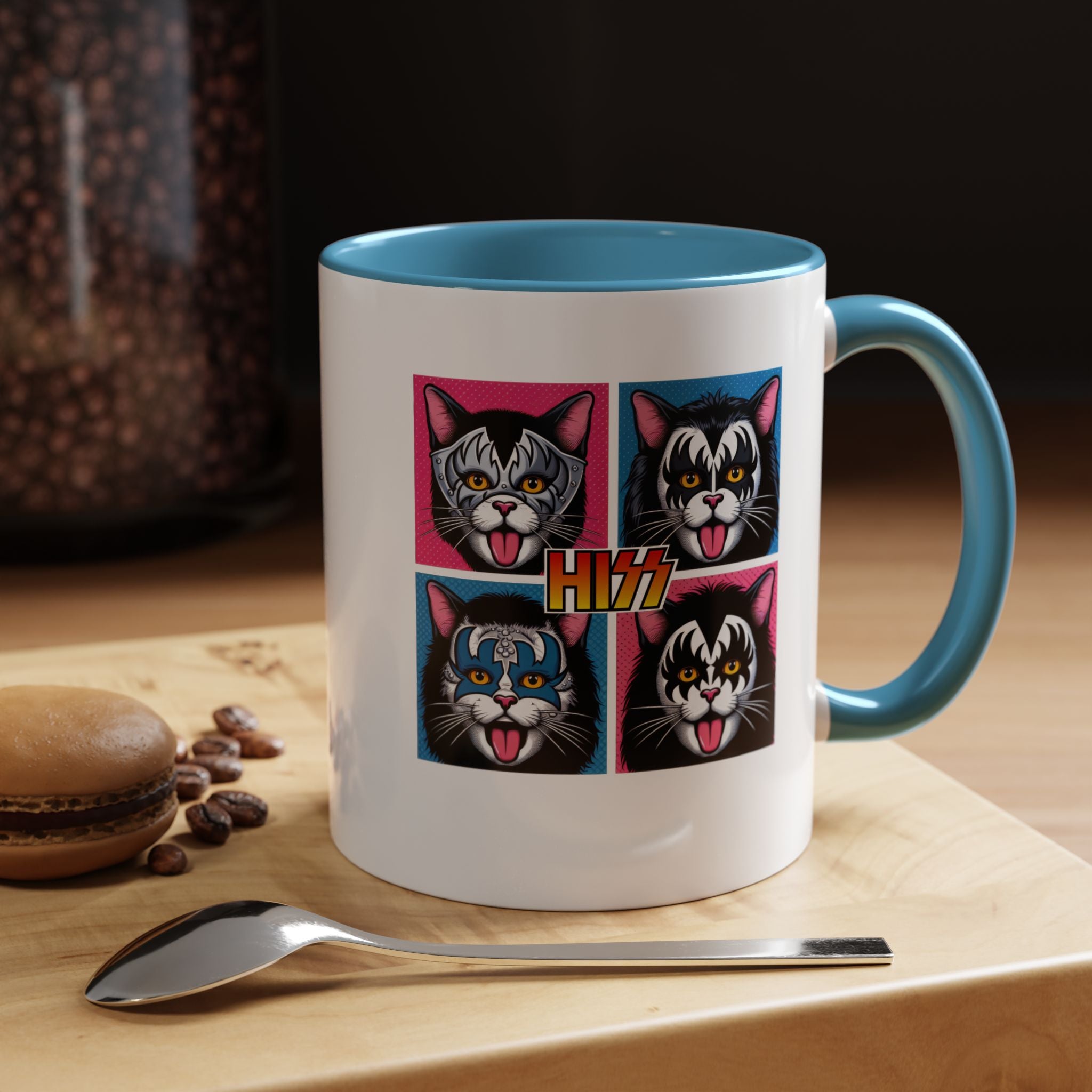 Hiss | Funny Coffee Mug, Sarcastic Tea Cup, Unique Gift Idea