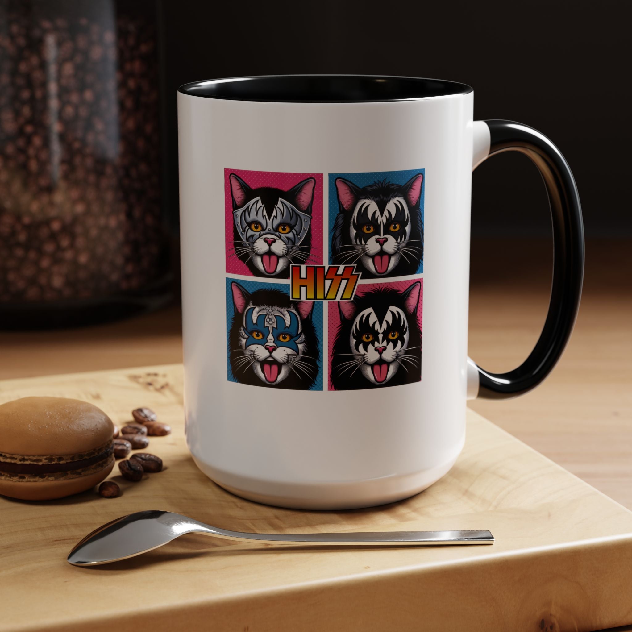 Hiss | Funny Coffee Mug, Sarcastic Tea Cup, Unique Gift Idea