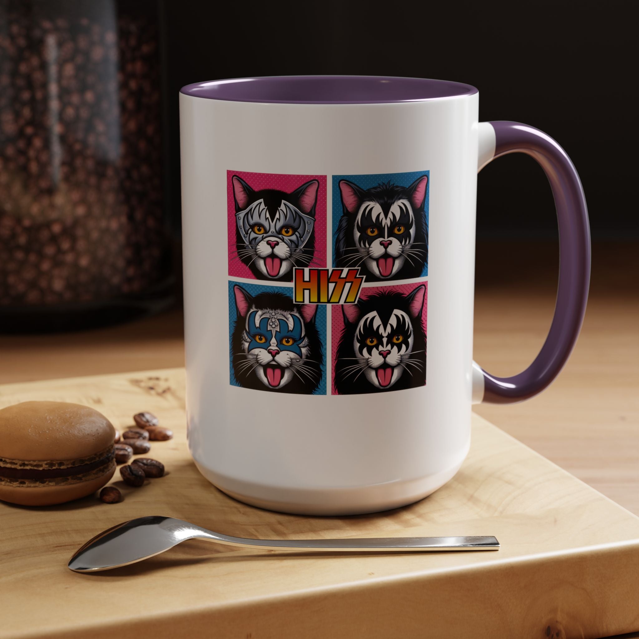 Hiss | Funny Coffee Mug, Sarcastic Tea Cup, Unique Gift Idea