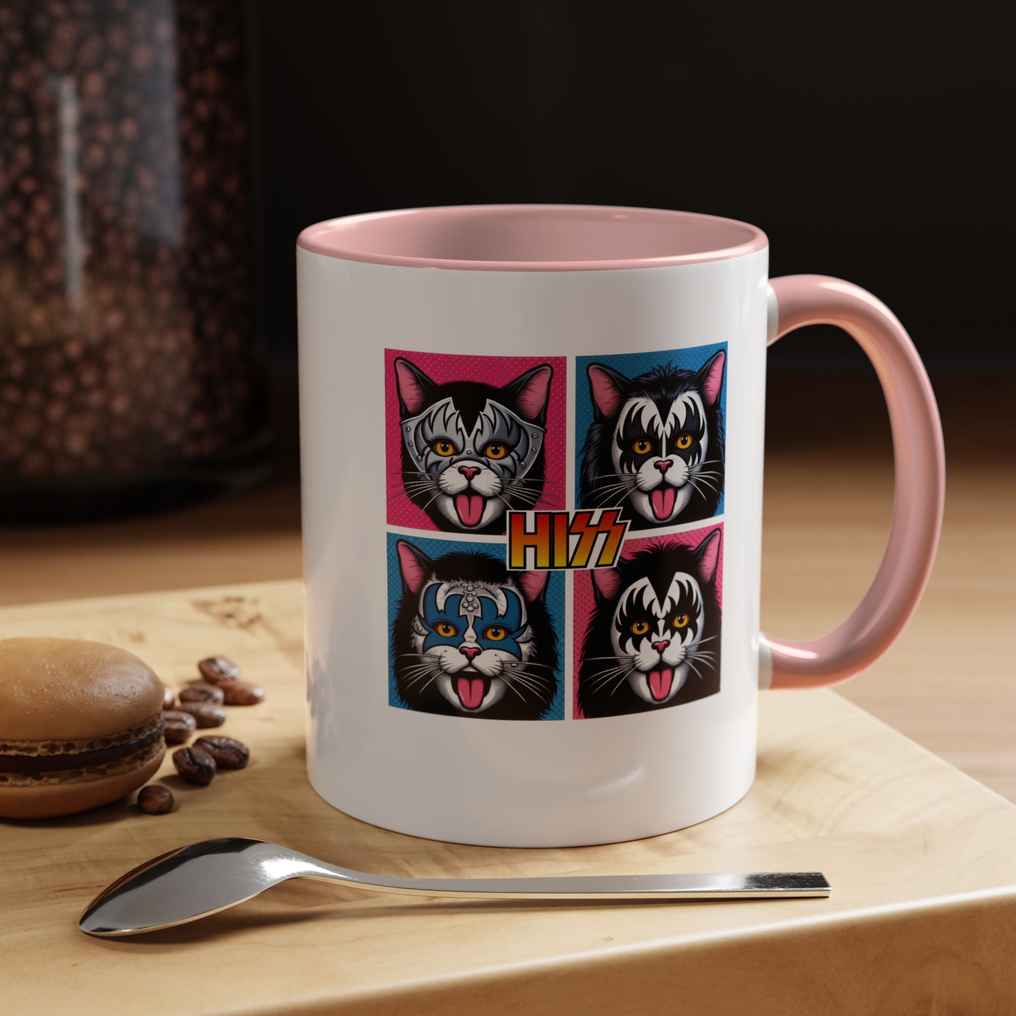 Hiss | Funny Coffee Mug, Sarcastic Tea Cup, Unique Gift Idea