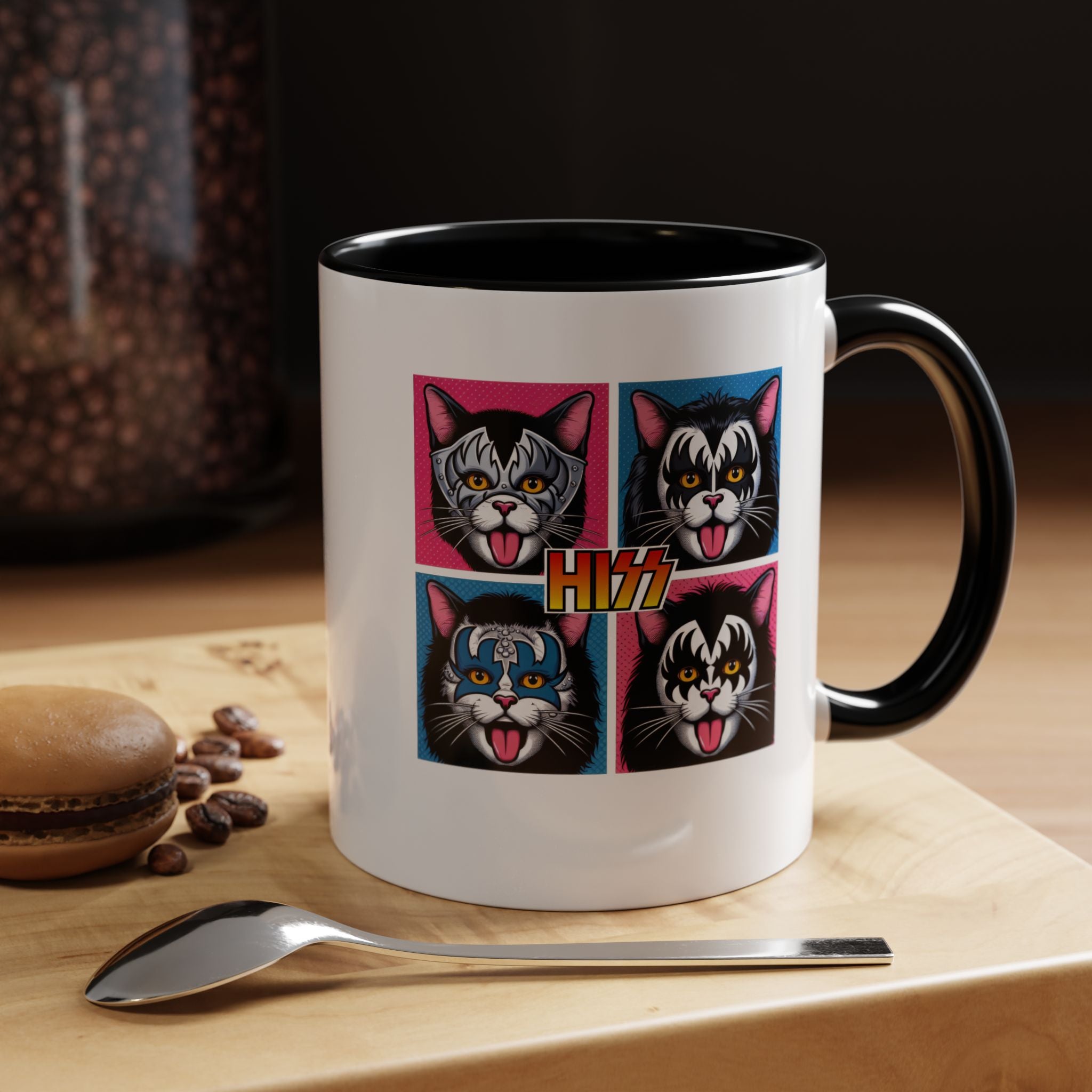 Hiss | Funny Coffee Mug, Sarcastic Tea Cup, Unique Gift Idea