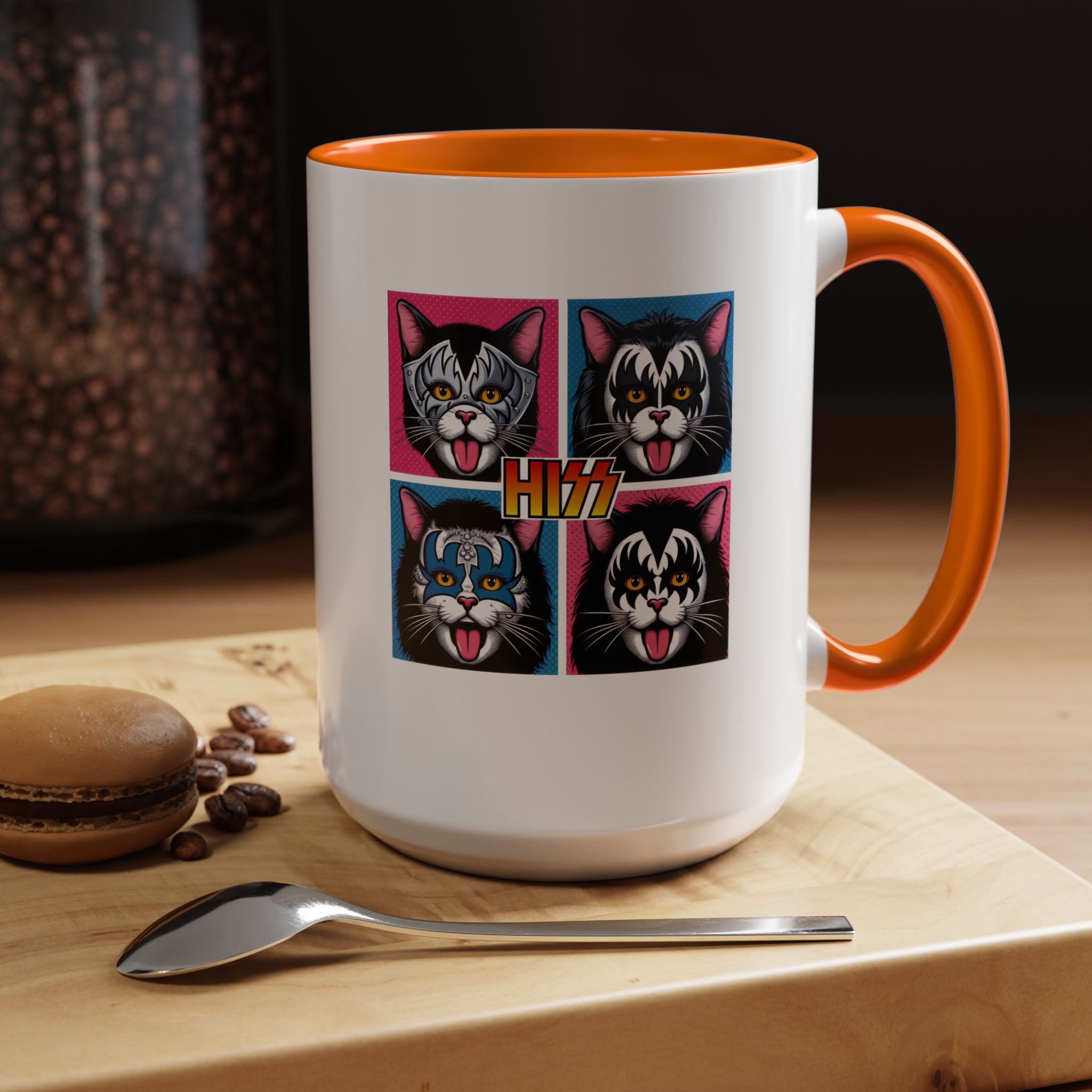 Hiss | Funny Coffee Mug, Sarcastic Tea Cup, Unique Gift Idea