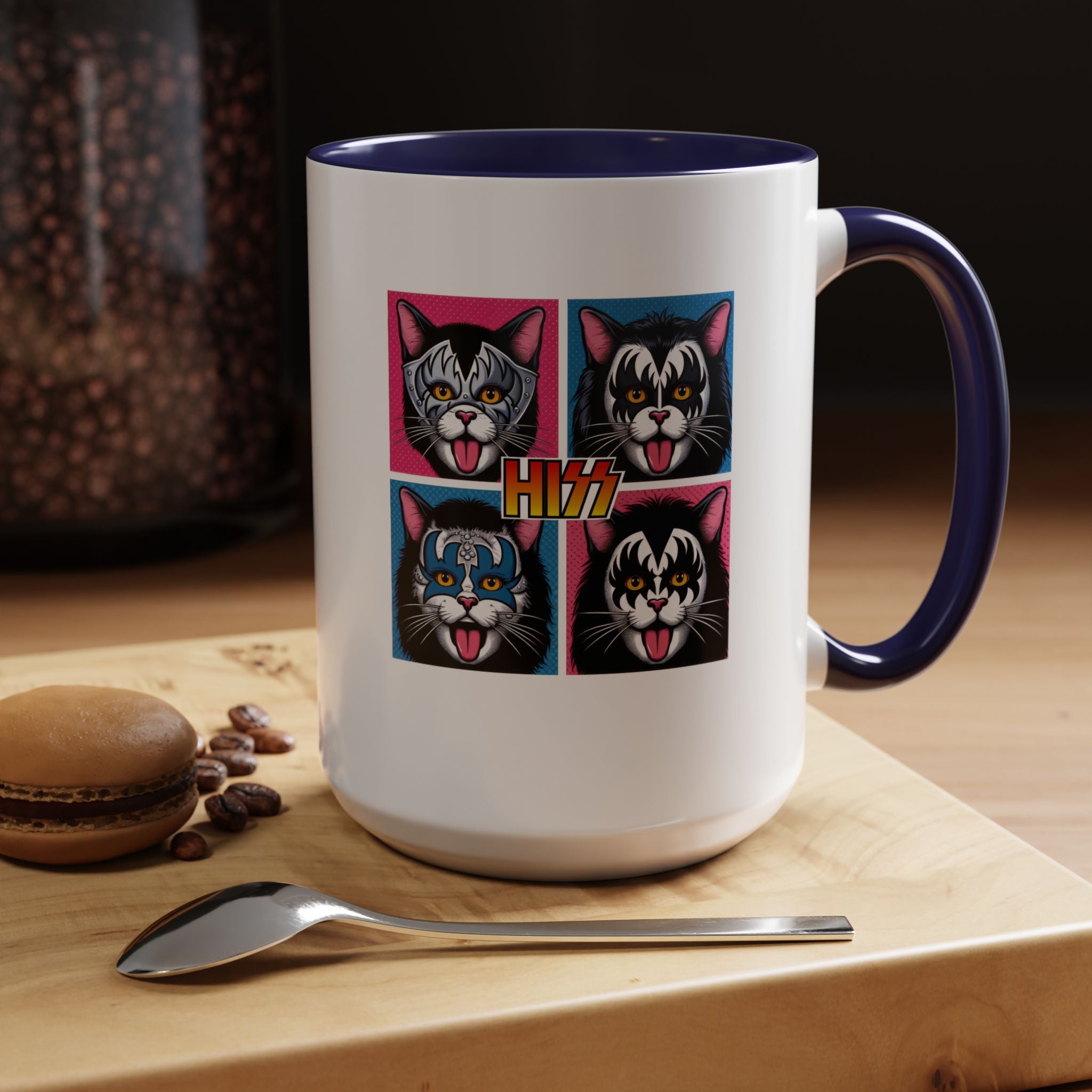 Hiss | Funny Coffee Mug, Sarcastic Tea Cup, Unique Gift Idea