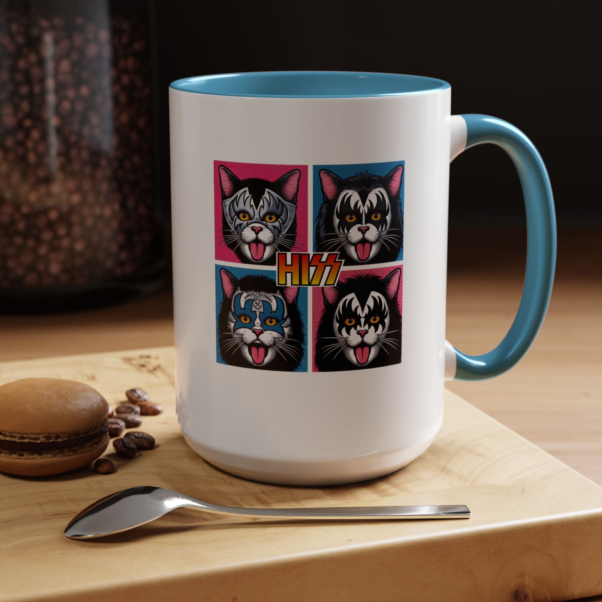 Hiss | Funny Coffee Mug, Sarcastic Tea Cup, Unique Gift Idea