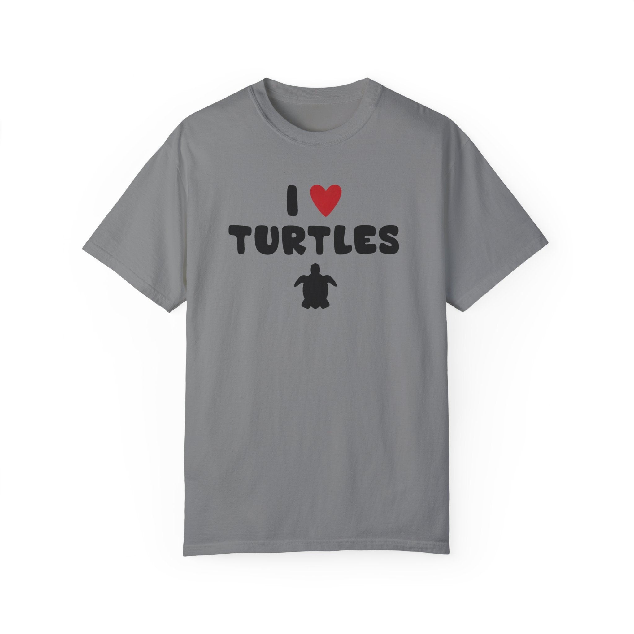I Love Turtles Turtle Animal Lover Idea Funny T-Shirt
