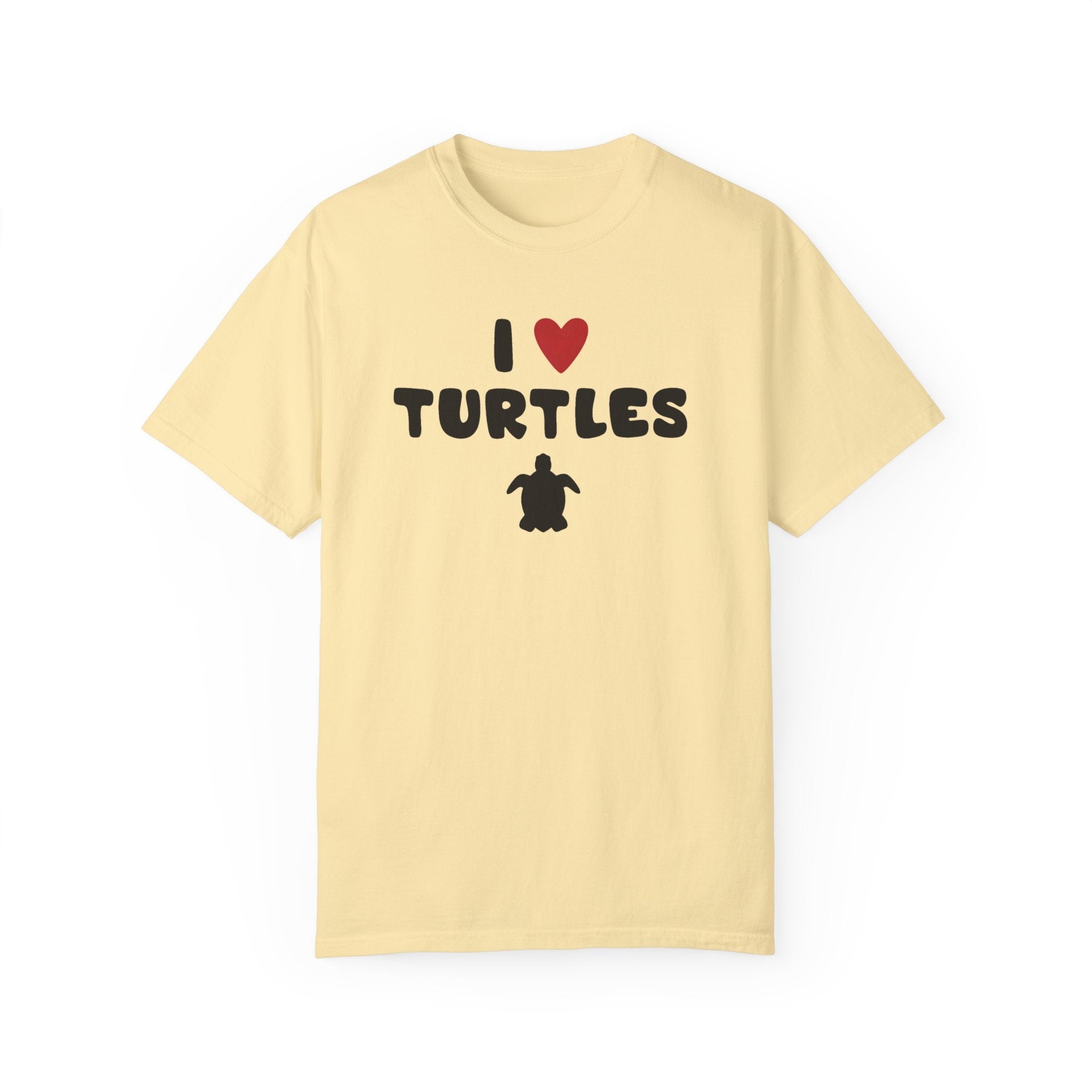 I Love Turtles Turtle Animal Lover Idea Funny T-Shirt