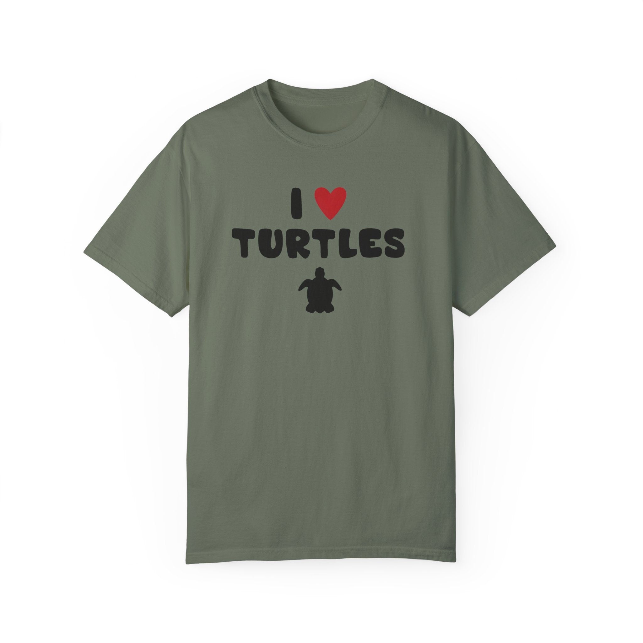 I Love Turtles Turtle Animal Lover Idea Funny T-Shirt