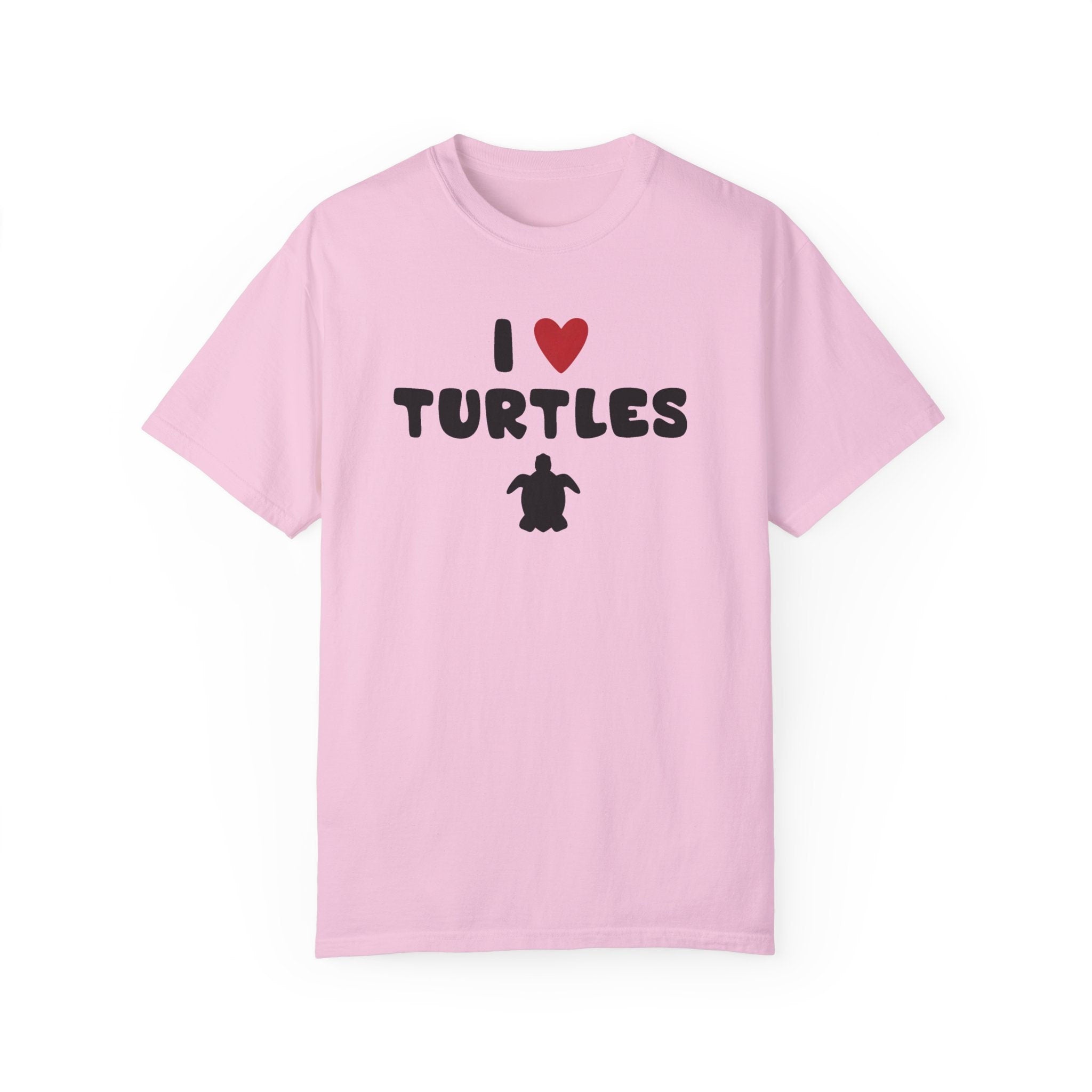 I Love Turtles Turtle Animal Lover Idea Funny T-Shirt