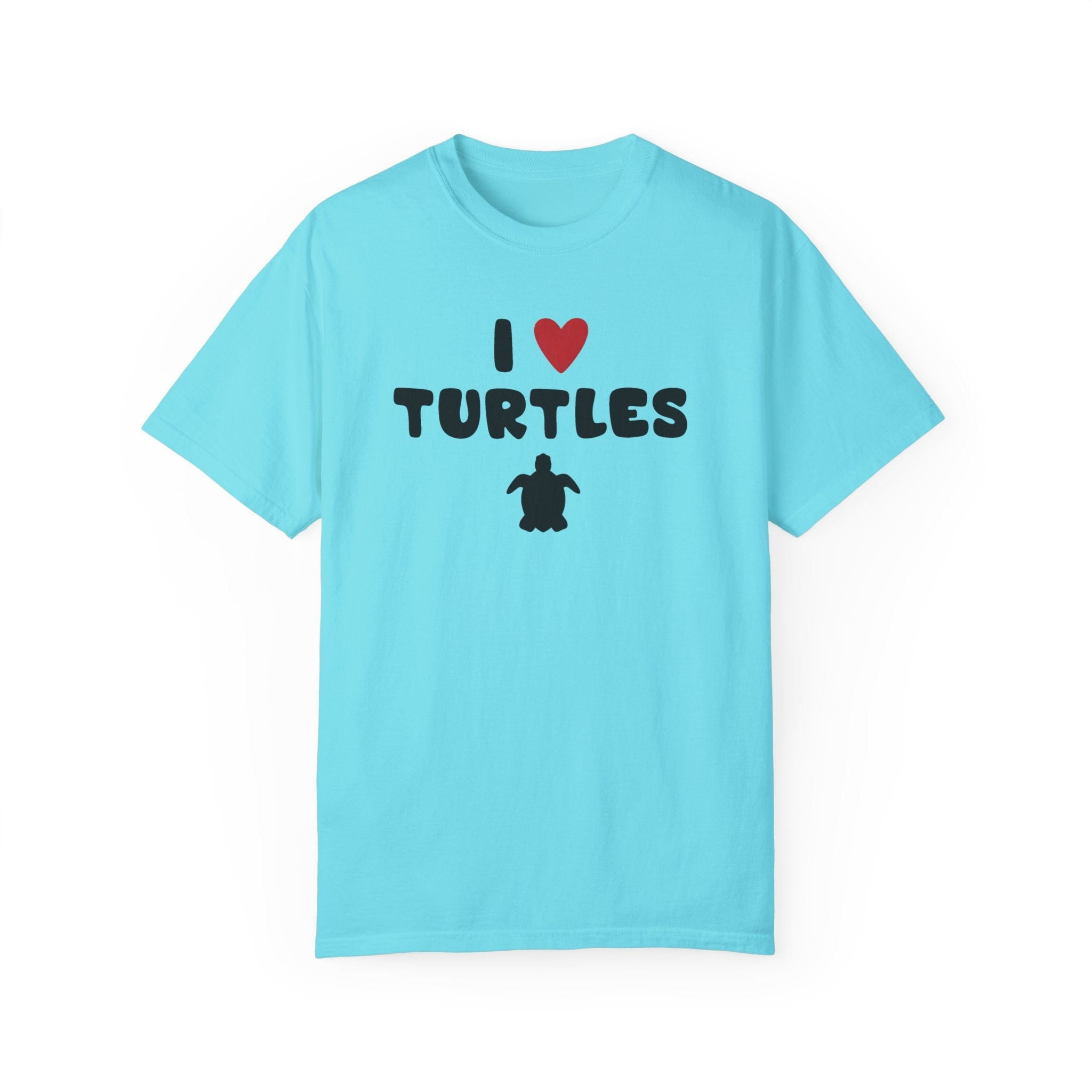 I Love Turtles Turtle Animal Lover Idea Funny T-Shirt
