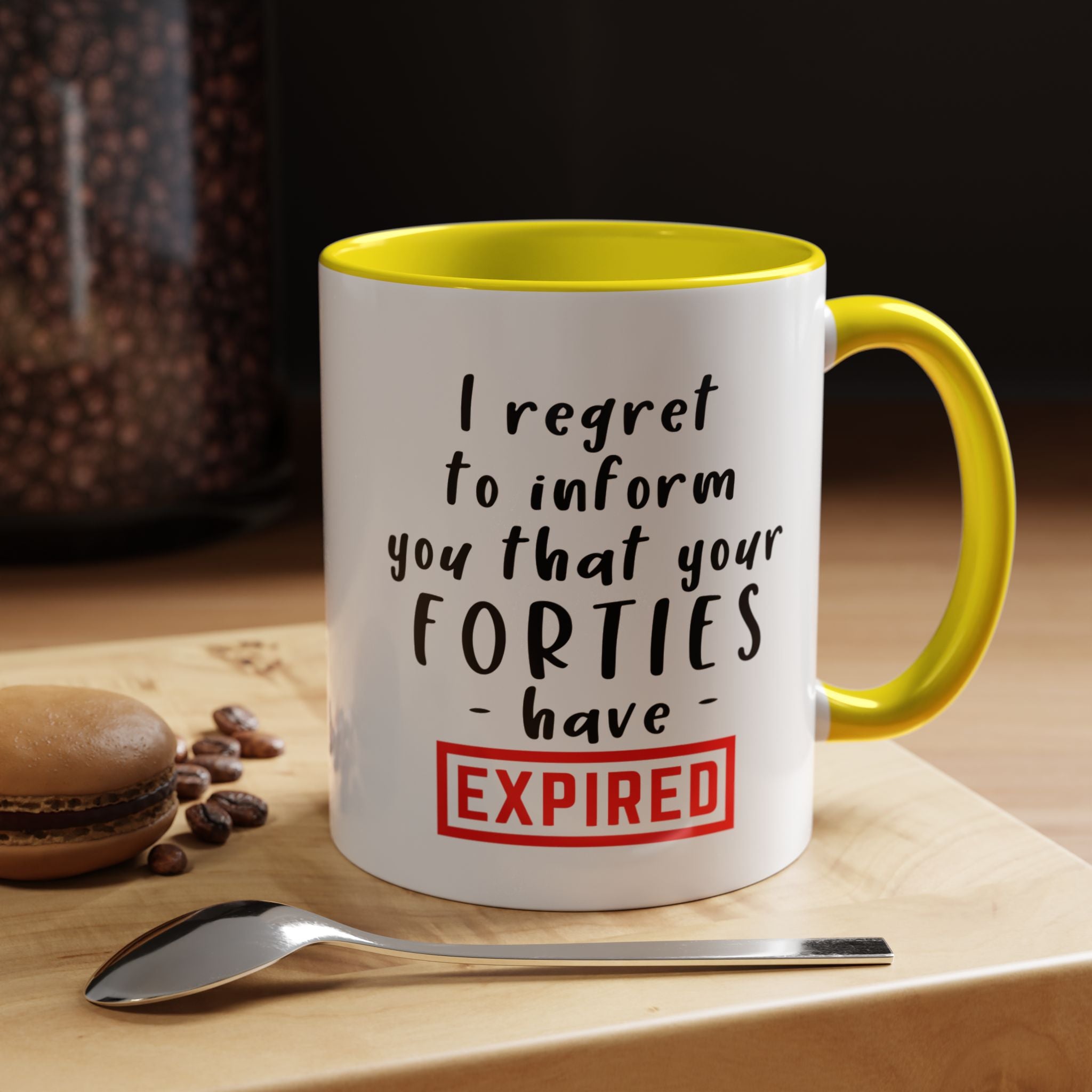 I Regret To Inform You | Funny Coffee Mug, Sarcastic Tea Cup, Unique Gift Idea