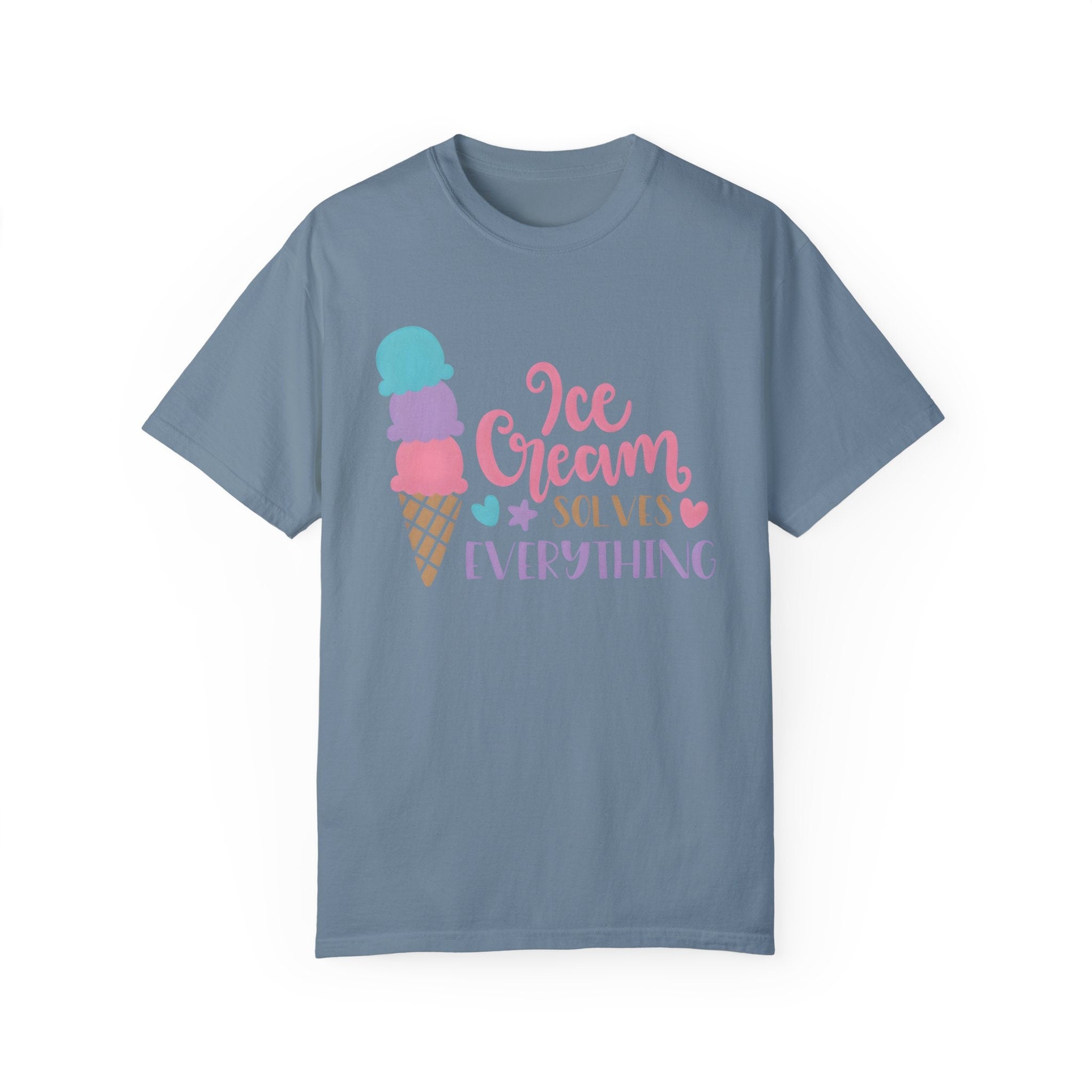 Ice Cream Solves Everything Family Vacation Travel Adventure Retro...