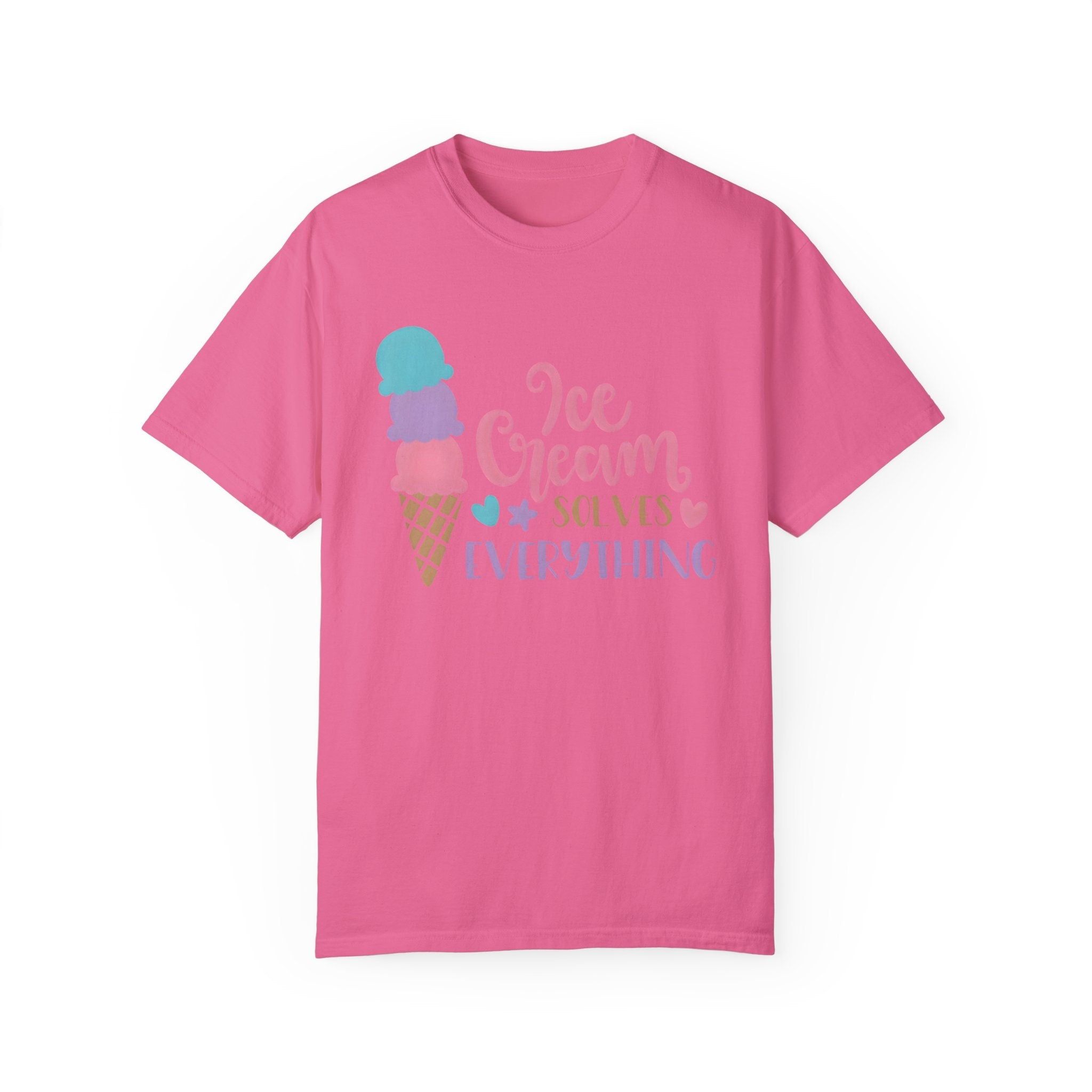 Ice Cream Solves Everything Family Vacation Travel Adventure Retro...
