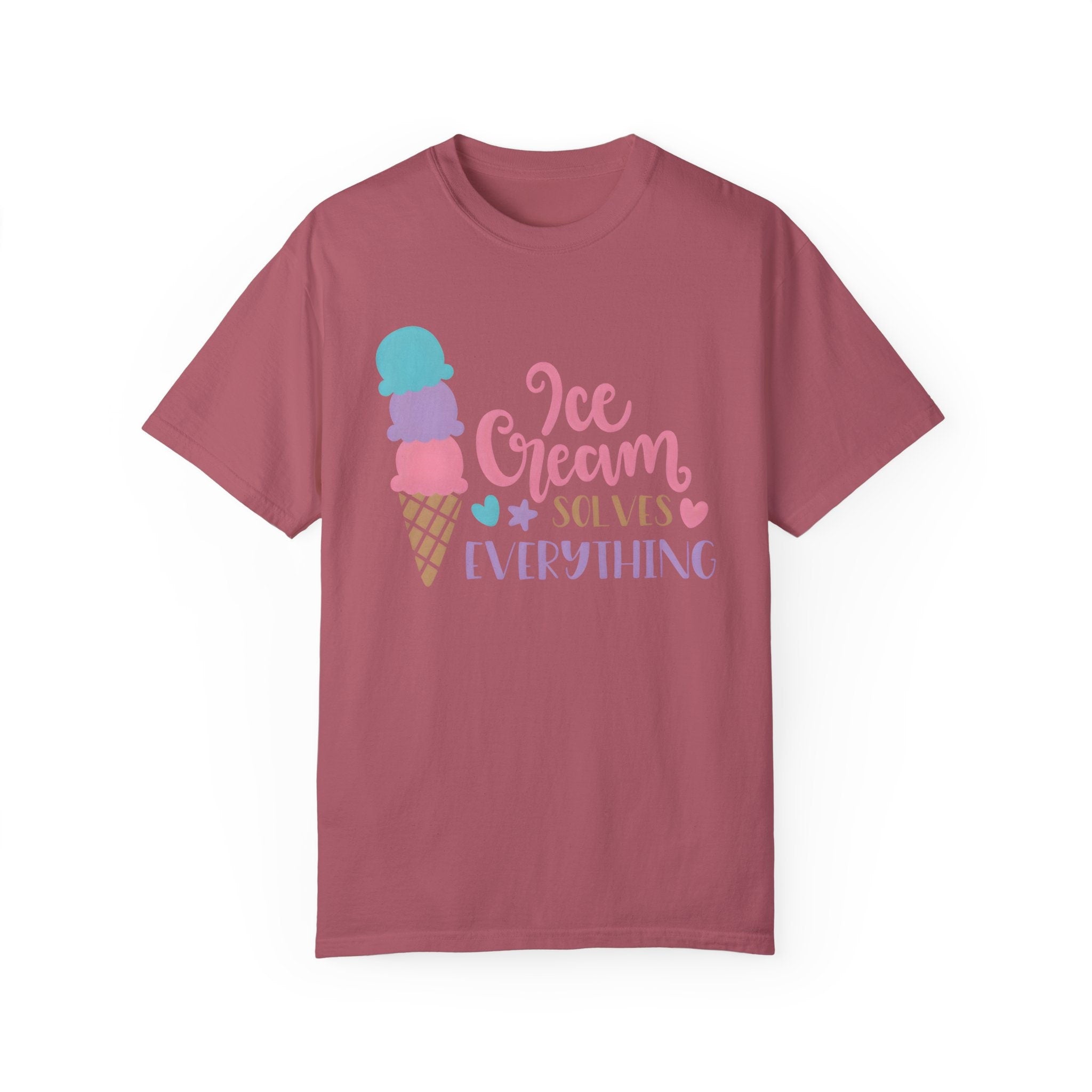 Ice Cream Solves Everything Family Vacation Travel Adventure Retro...