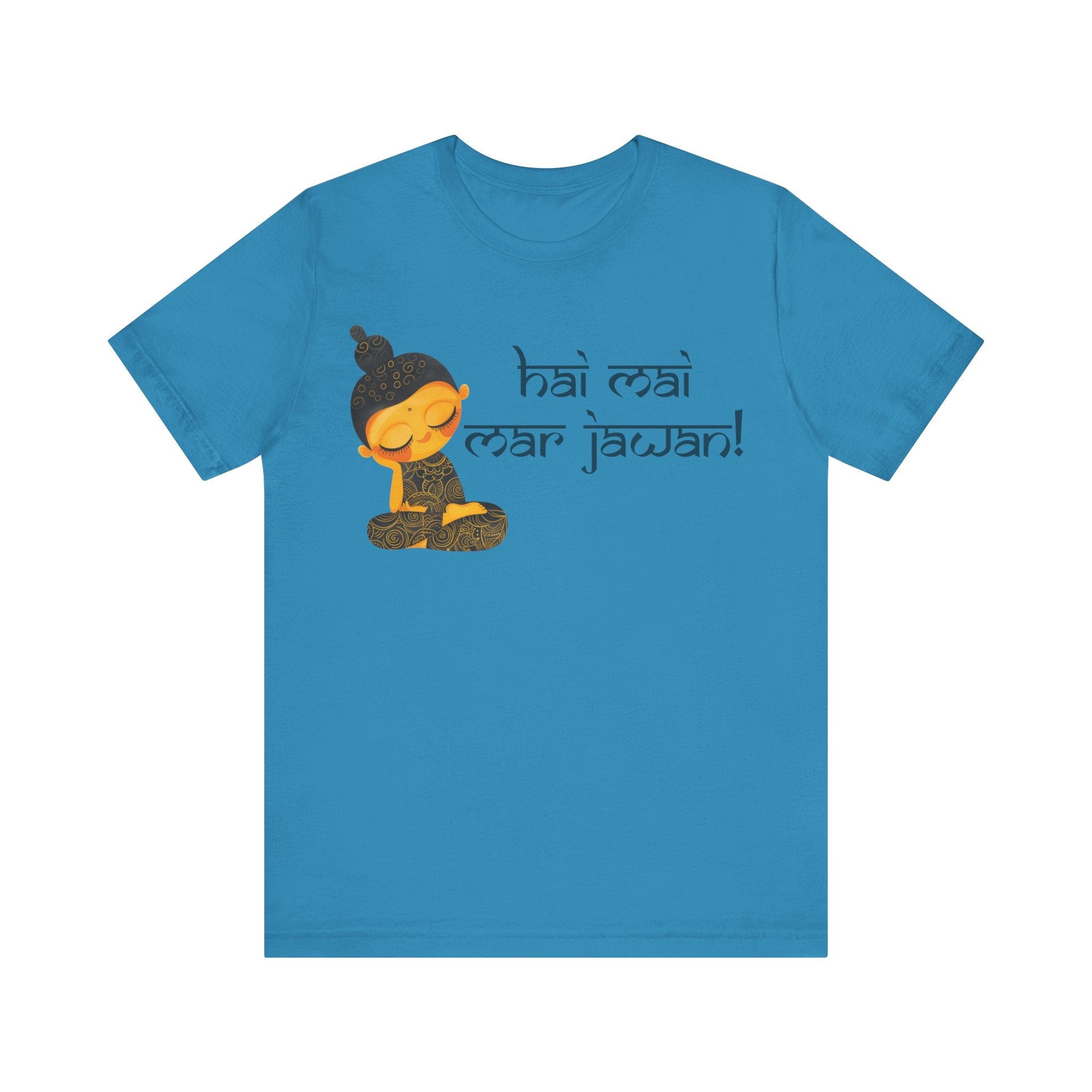 Hai Mai Mar Jawan Funny Indian pride slogan gift Desi Swag Pakistani tshirt brown humor T-shirt Punny tee shirt Unisex  Tee