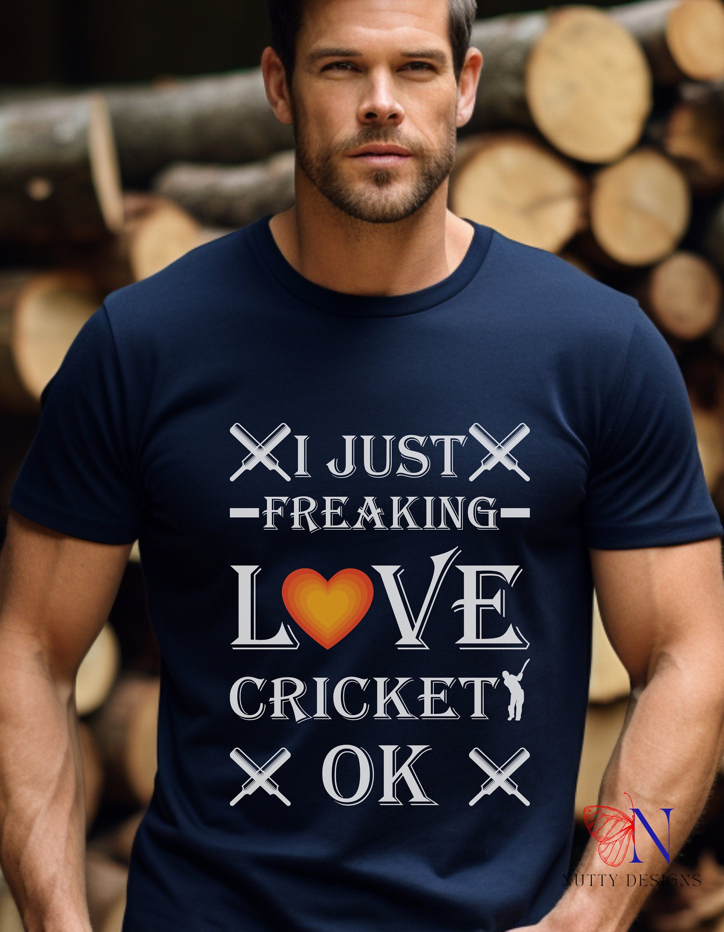 I just freaking love Cricket OK Unique  fashion cricket lover gift tshirt ideas, IPL/T20 world cup  Jersey Short Sleeve Tee