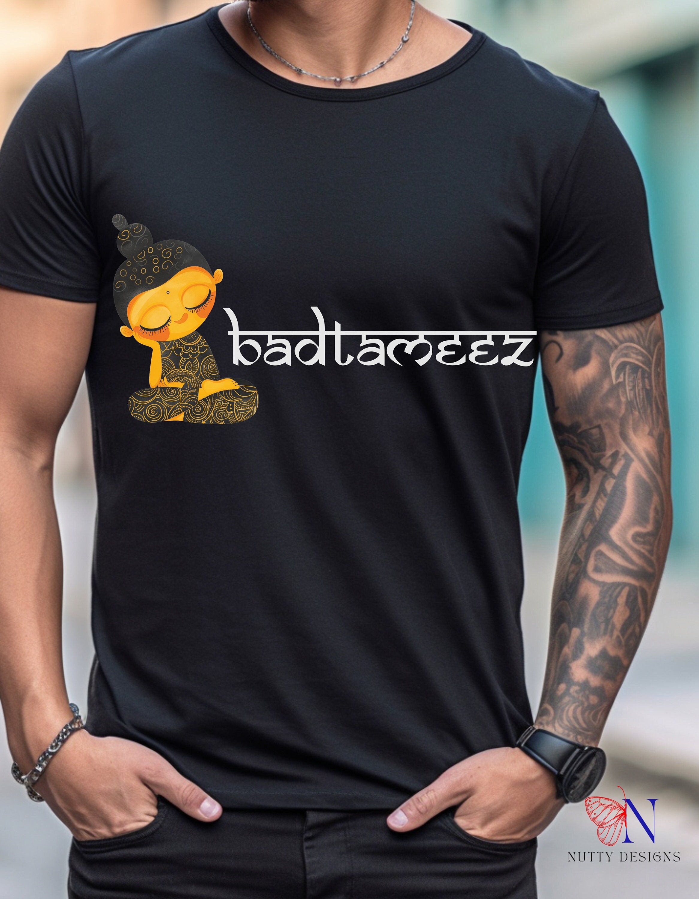 Badtameez Desi Funny T-shirt, Indian pride, gift, Desi Swag, Pakistani tshirt, humor T-shirt, Punny tee shirt Unisex  Tee