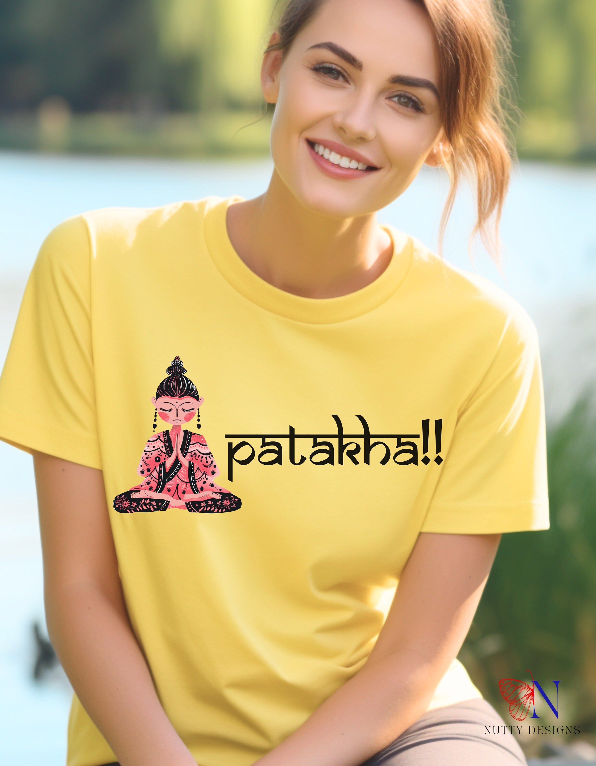 Patakha Funny Indian pride gift Desi Swag Pakistani tshirt brown humor T-shirt Punny tee shirt Unisex  Tee