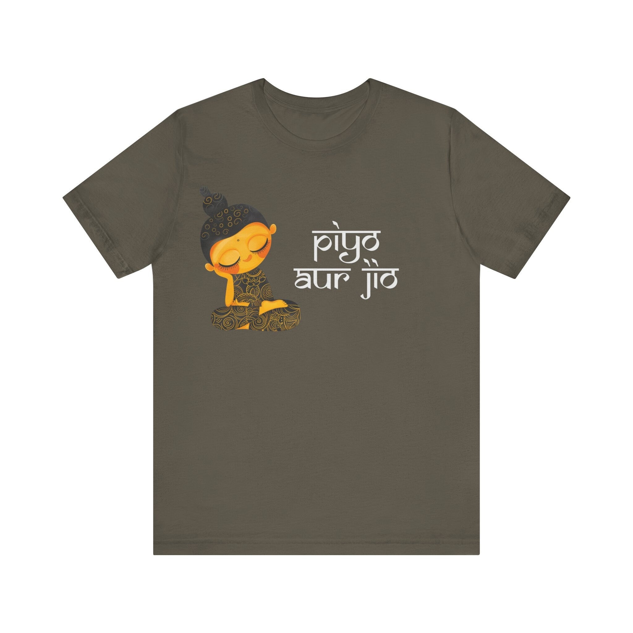 Piyo Aur Jio, Desi Funny Tshirt, Indian pride, gift, Desi Swag, Pakistani shirt, humor T-shirt, Punny tee shirt Unisex Tee