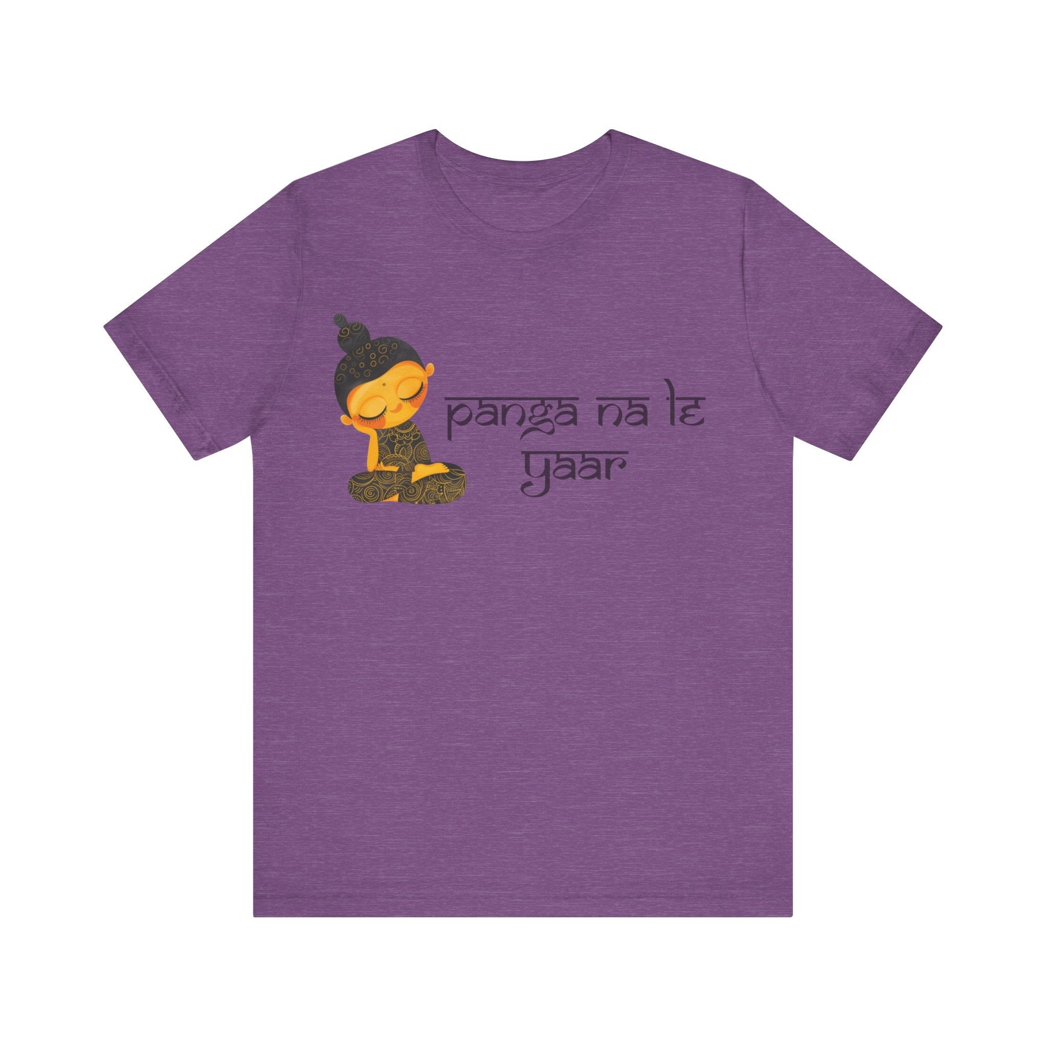 Panga Na Le Yaar Funny Indian pride slogan gift Desi Swag Pakistani tshirt brown humor T-shirt Punny tee shirt Unisex  Tee