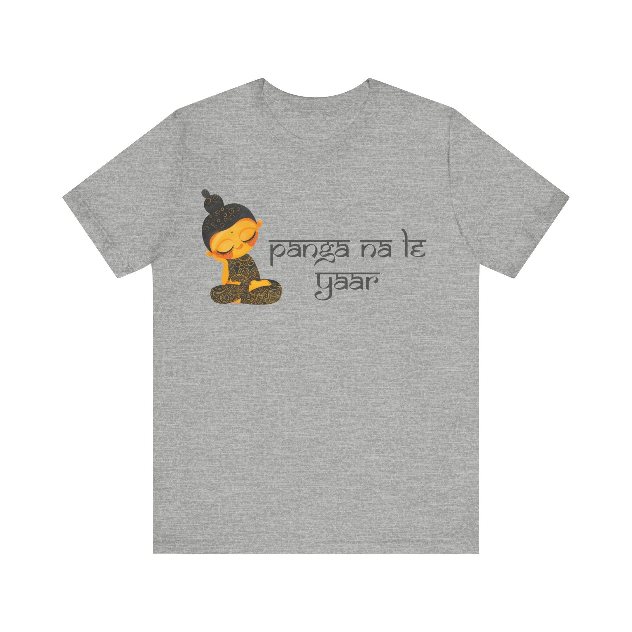 Panga Na Le Yaar Funny Indian pride slogan gift Desi Swag Pakistani tshirt brown humor T-shirt Punny tee shirt Unisex  Tee