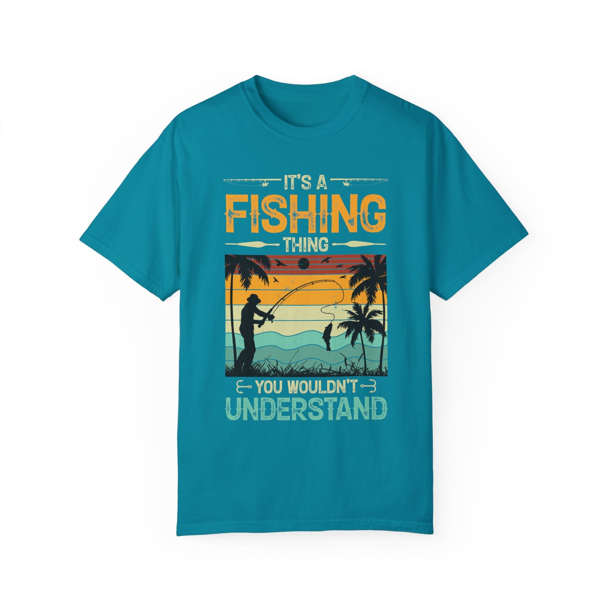 It's A Fishing Thing , You Wouldn't Understand, summer vibes  tshirt, Retro Summer Vacation fishing Squad Shirt, Funny  T-shirt