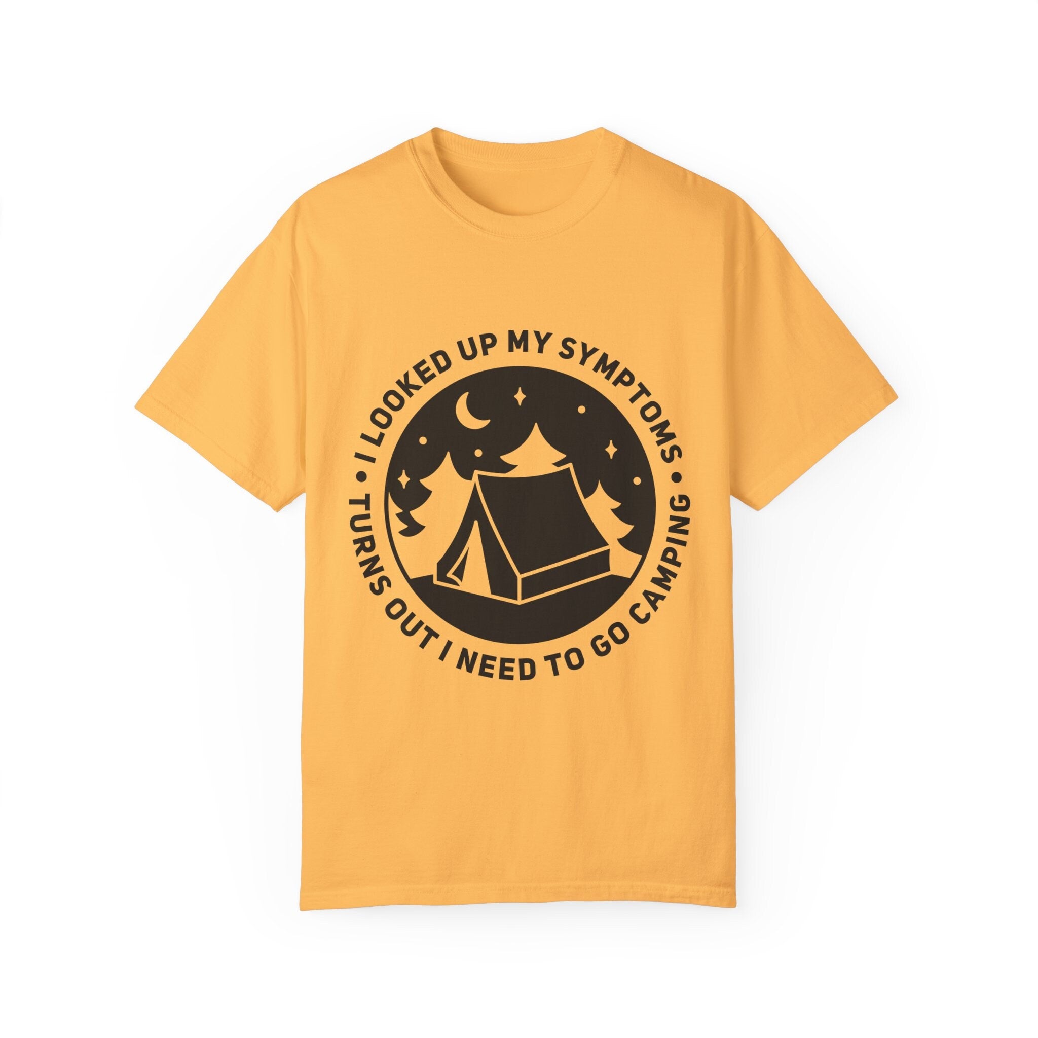 I looked up my symptoms, turns out I need to go to Camping, Family Vacation, Retro Summer, Vacation Squad Shirt, Funny  T-shirt