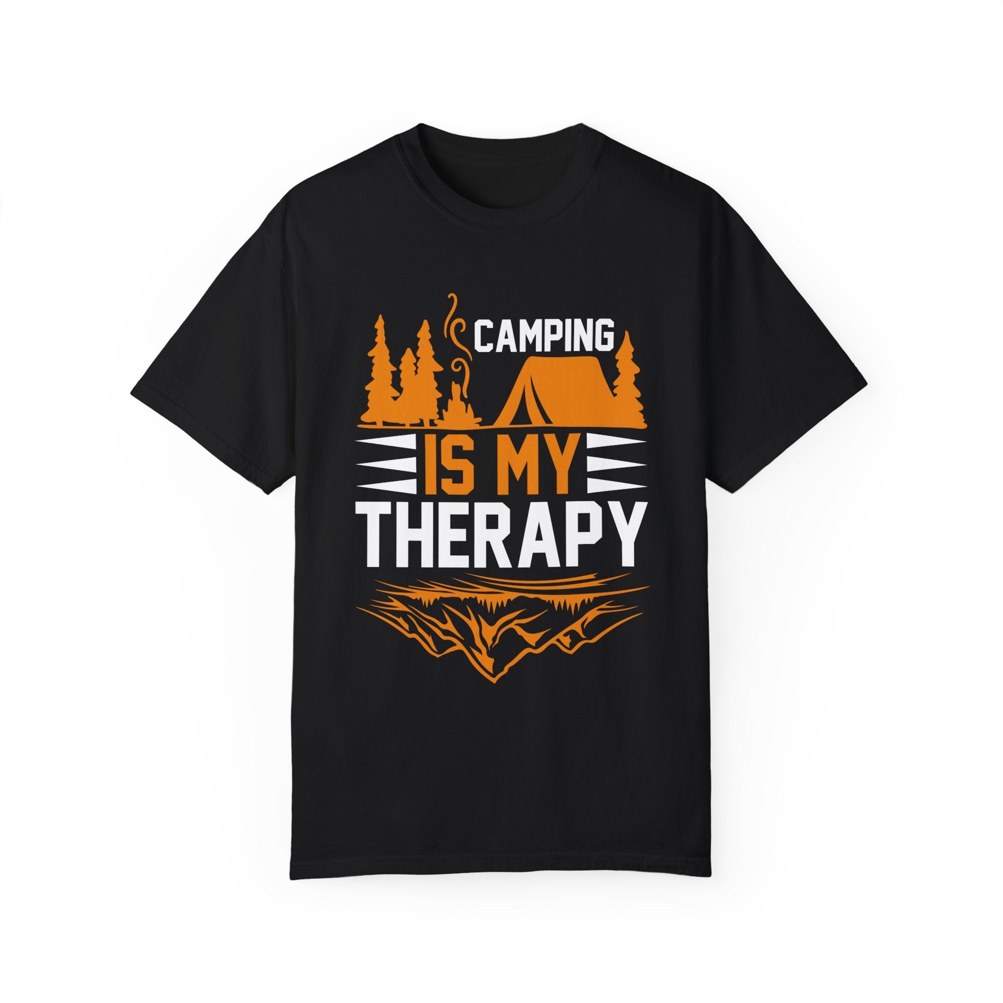 Camping is my therapy, Family Vacation, Summer vibes , camping Retro Summer, Vacation Squad Shirt, Funny  T-shirt