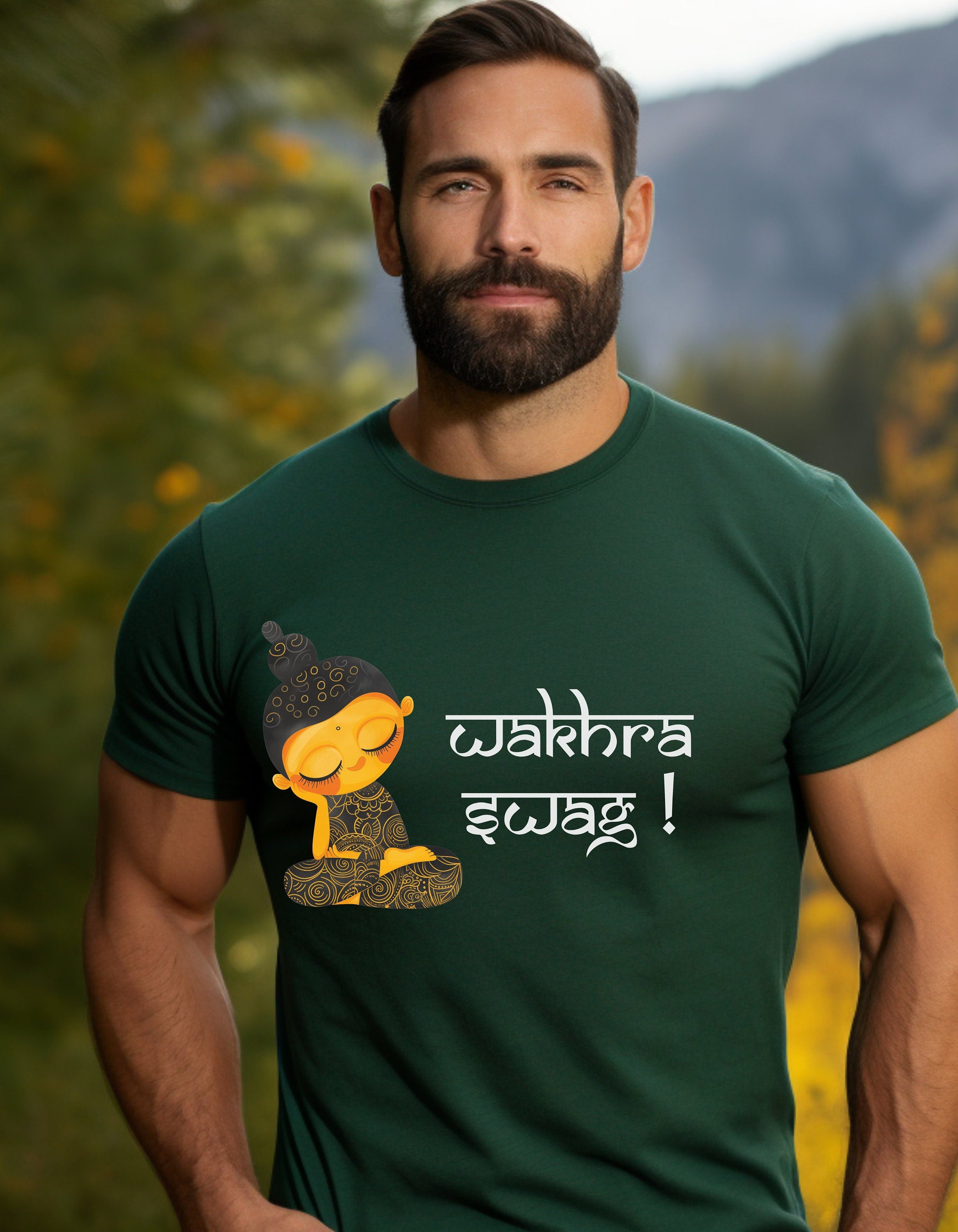 Wakhra Swag Funny Indian pride slogan gift Desi Swag Pakistani tshirt brown humor T-shirt Punny tee shirt Unisex, Cricket lover gift Tee