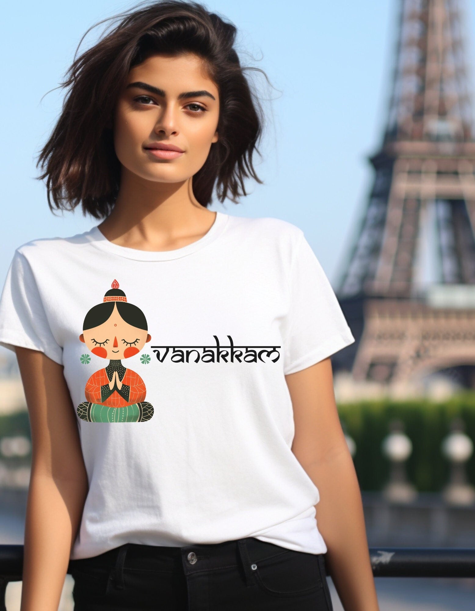 Vanakkam, Desi Funny Tshirt, Indian pride, gift, Desi Swag, Pakistani shirt, humor T-shirt, Punny tee shirt Unisex Tee