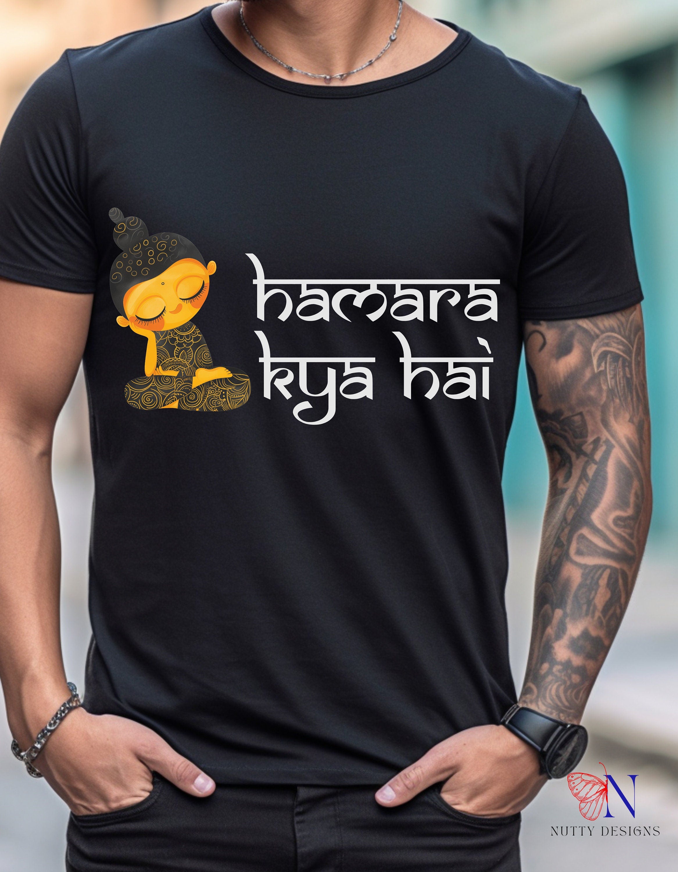 Hamara Kya Hai, Desi Funny Tshirt, Indian pride, gift, Pakistani humor T-shirt, Punny tee shirt Unisex Tee
