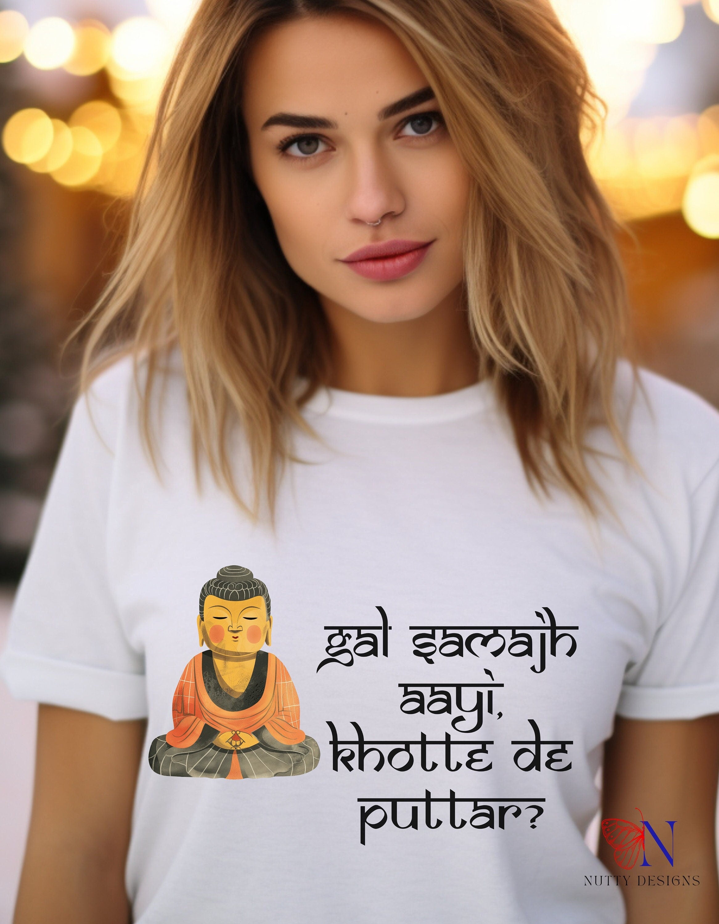 Gal samajh aayi, khotte de puttar Funny Indian pride gift Desi Swag Pakistani tshirt humor T-shirt Punny tee shirt Unisex  Tee