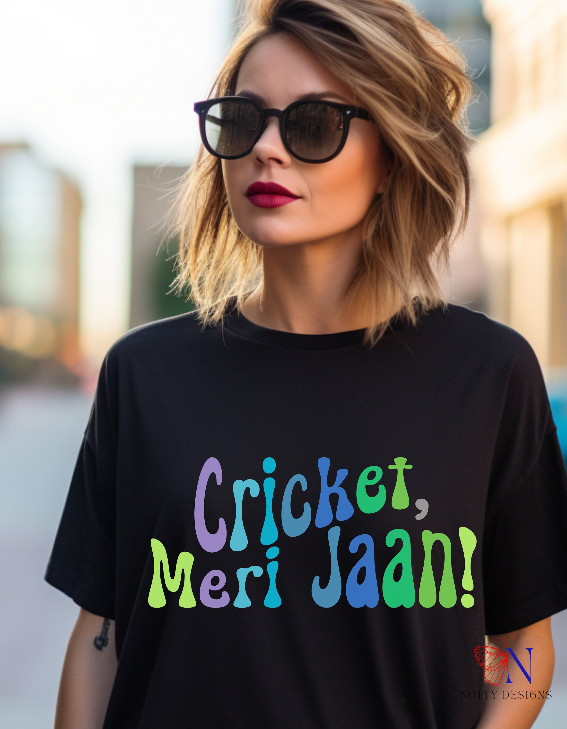 Cricket Meri Jaan,  funny Cricket lover gift tshirt, IPL/T20 world cup  T-shirt