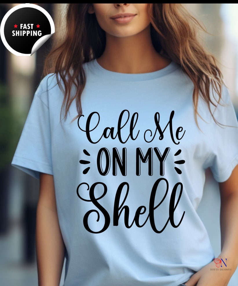 Call Me On My Shell, Family Vacation, travel Adventure tshirt, Retro Summer, Vacation Squad Shirt, Funny  T-shirt