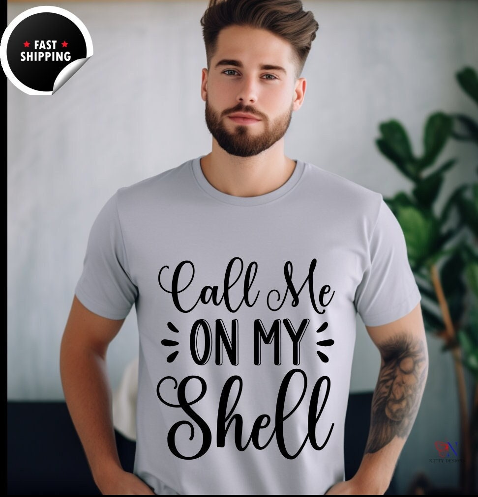 Call Me On My Shell, Family Vacation, travel Adventure tshirt, Retro Summer, Vacation Squad Shirt, Funny  T-shirt