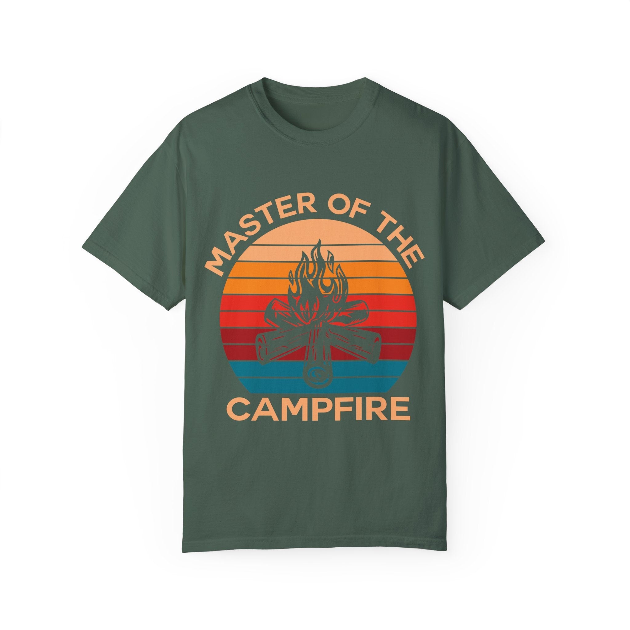 Master Of The Campfire, Family travel Camping Adventure tshirt, Retro Summer, Camper crew, Vacation Squad Shirt, Funny  T-shirt