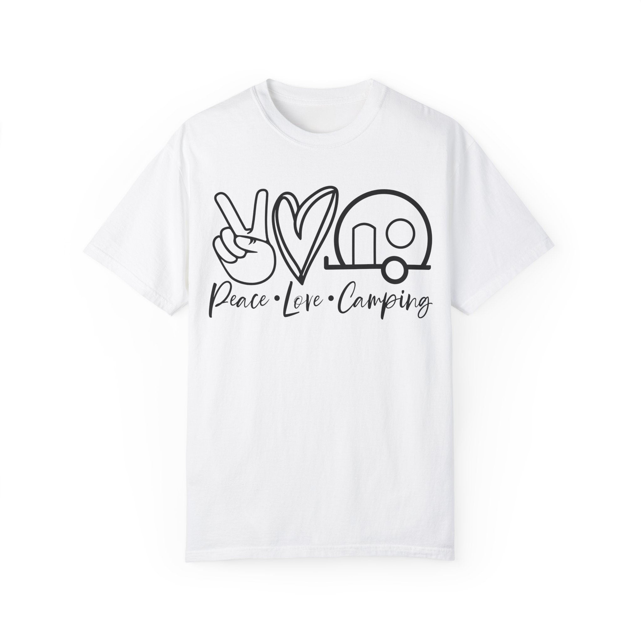 Peace Love Camping, Family Vacation, Summer vibes , Retro Summer, Vacation Squad Shirt, Funny  T-shirt