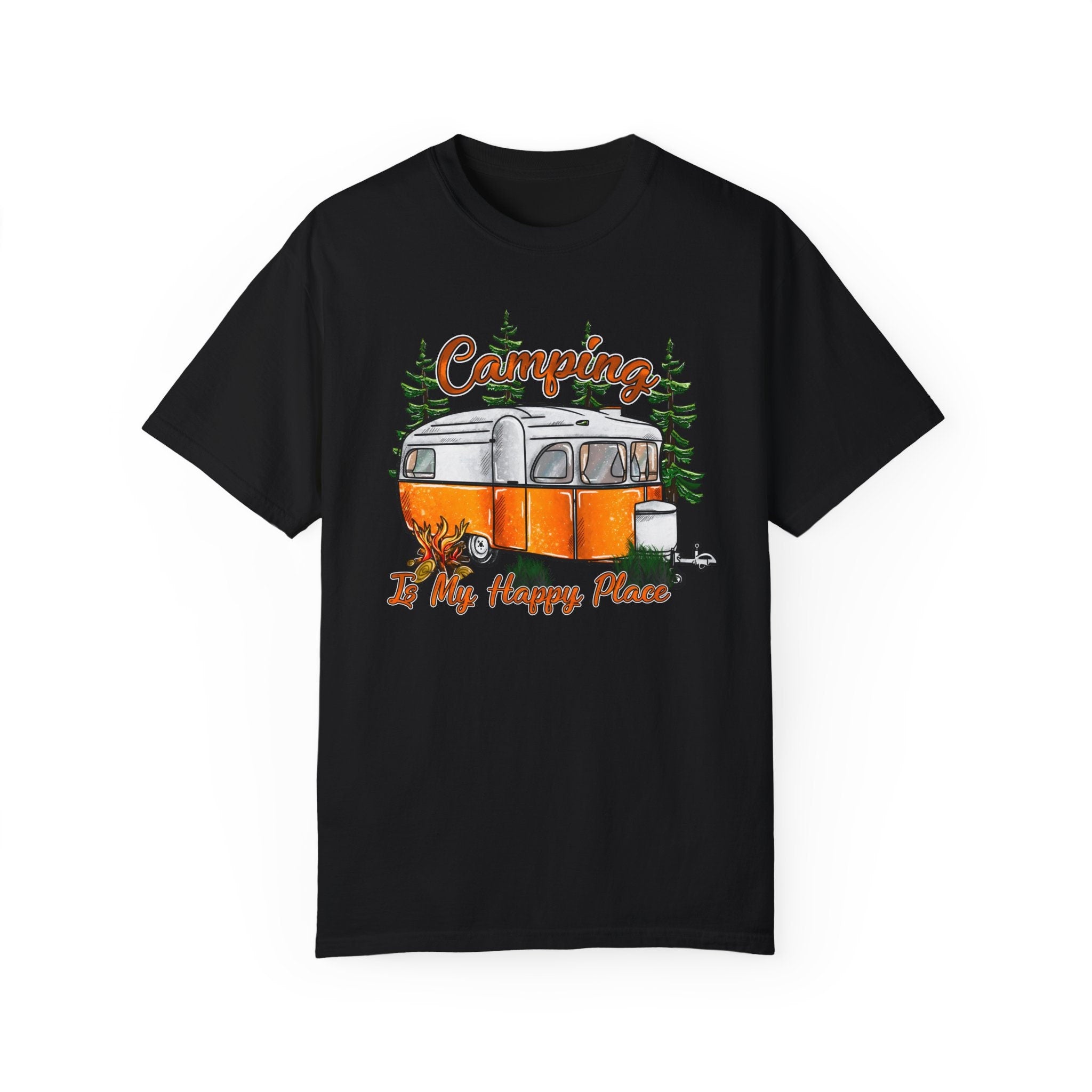 Camping is my happy place, Family Beach/Lake, summer sunshine vacation, Summer vibes , Funny  T-shirt