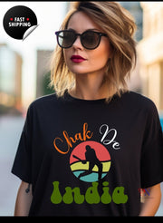 Chak De India, unique Desi funny Cricket lover gift tshirt, IPL/T20 world cup tees Unisex T-shirt