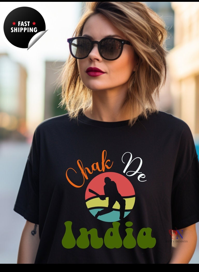 Chak De India, unique Desi funny Cricket lover gift tshirt, IPL/T20 world cup tees Unisex T-shirt