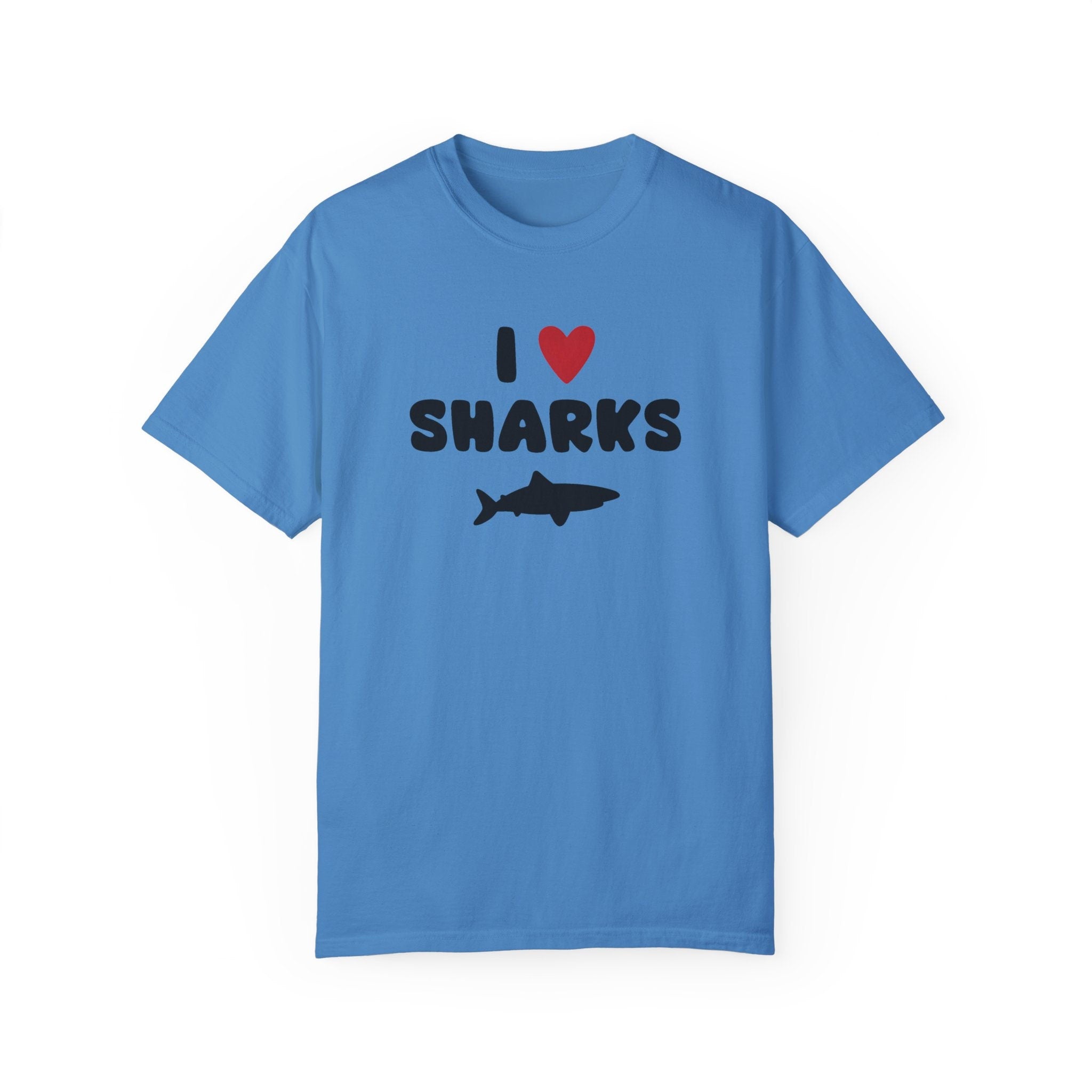 I love Sharks, Funny Sharks Shirt, Animal Lover Shirt, Funny Shirt, Funny Gift idea Unisex T-shirt