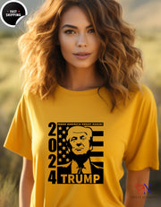 2024 Make America Glorious Again Trump Shirt, Presidential Election Republican tshirt, Trump Train 2024, Unisex T-Shirt