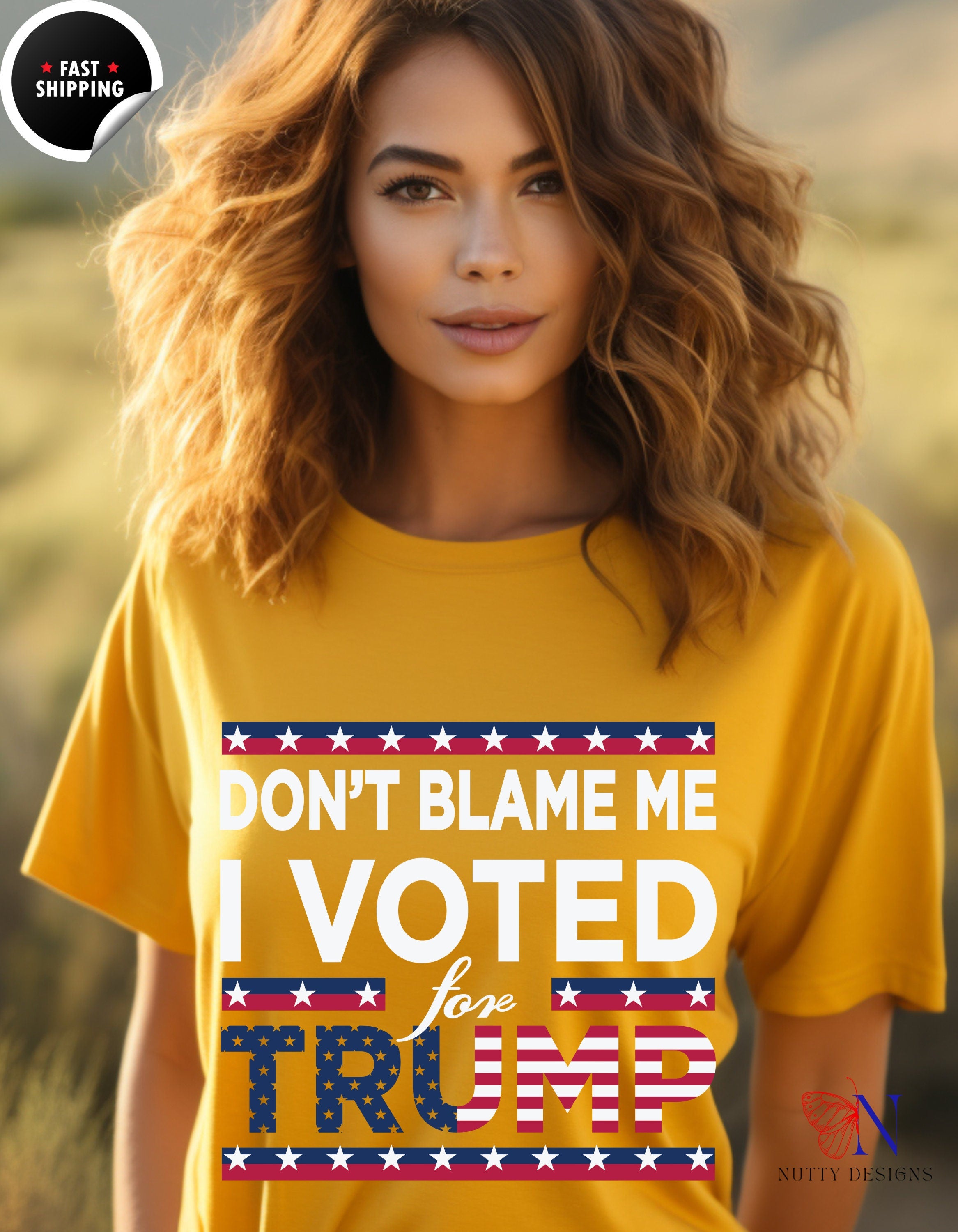 Don't Blame Me, I Voted for Trump, Anti-Biden Tee Shirt Donald Trump 2024 unisex Shirt