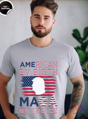 American By Birth MAGA By Choice, Make American Great Again Supporter Gift, Trump Vance Gift, GOP T-shirt, Anti Democrat, Anti Harris