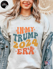 Retro Style In My Trump 2024 Era, Trump Vance, Conservative Tee, MAGA Supporter Gift, Anti Biden T-shirt, Anti Democrat Tshirt