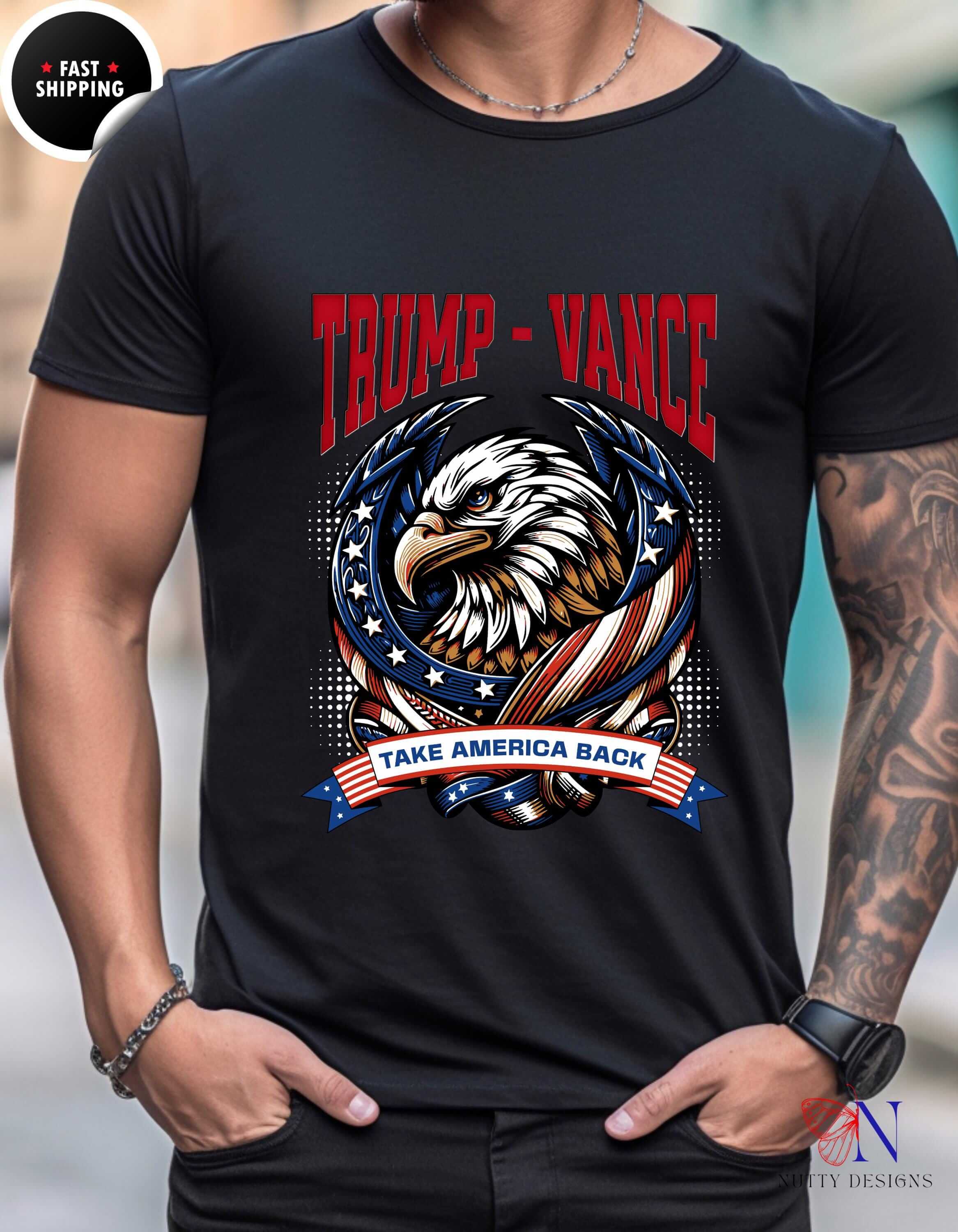 Trump Vance Take America Back 2024 Election Campaigns Political Gift, Patriotic Merchandise, GOP Supporter, MAGA Lover Gift, Anti Harris