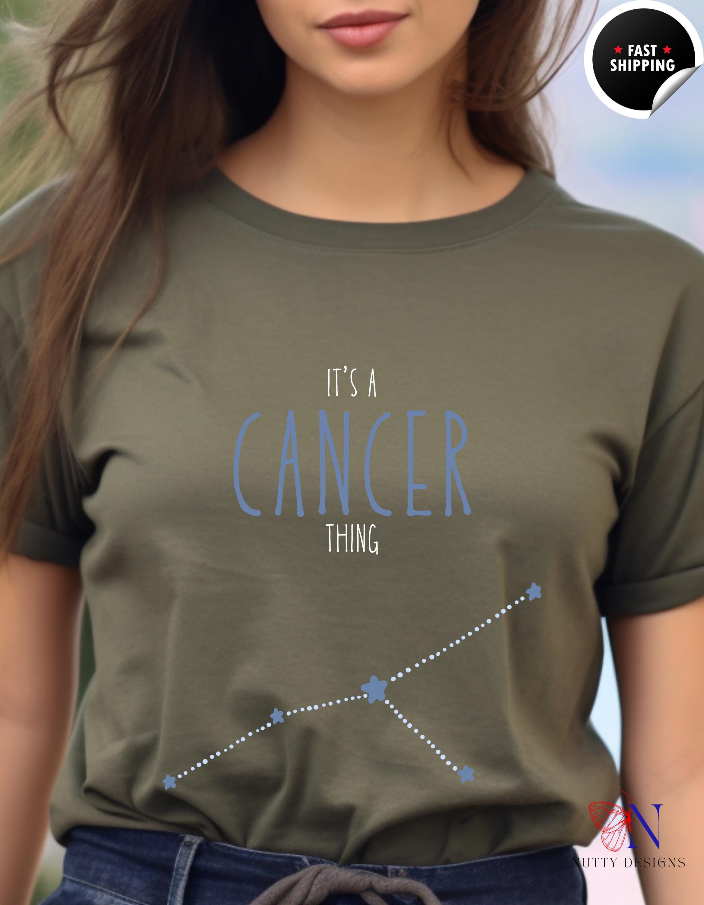 Cancer T-Shirt, Astrology Star Sign Tee, Constellation Design, Unisex Cancer Shirt, Zodiac Apparel for Astrology Lovers