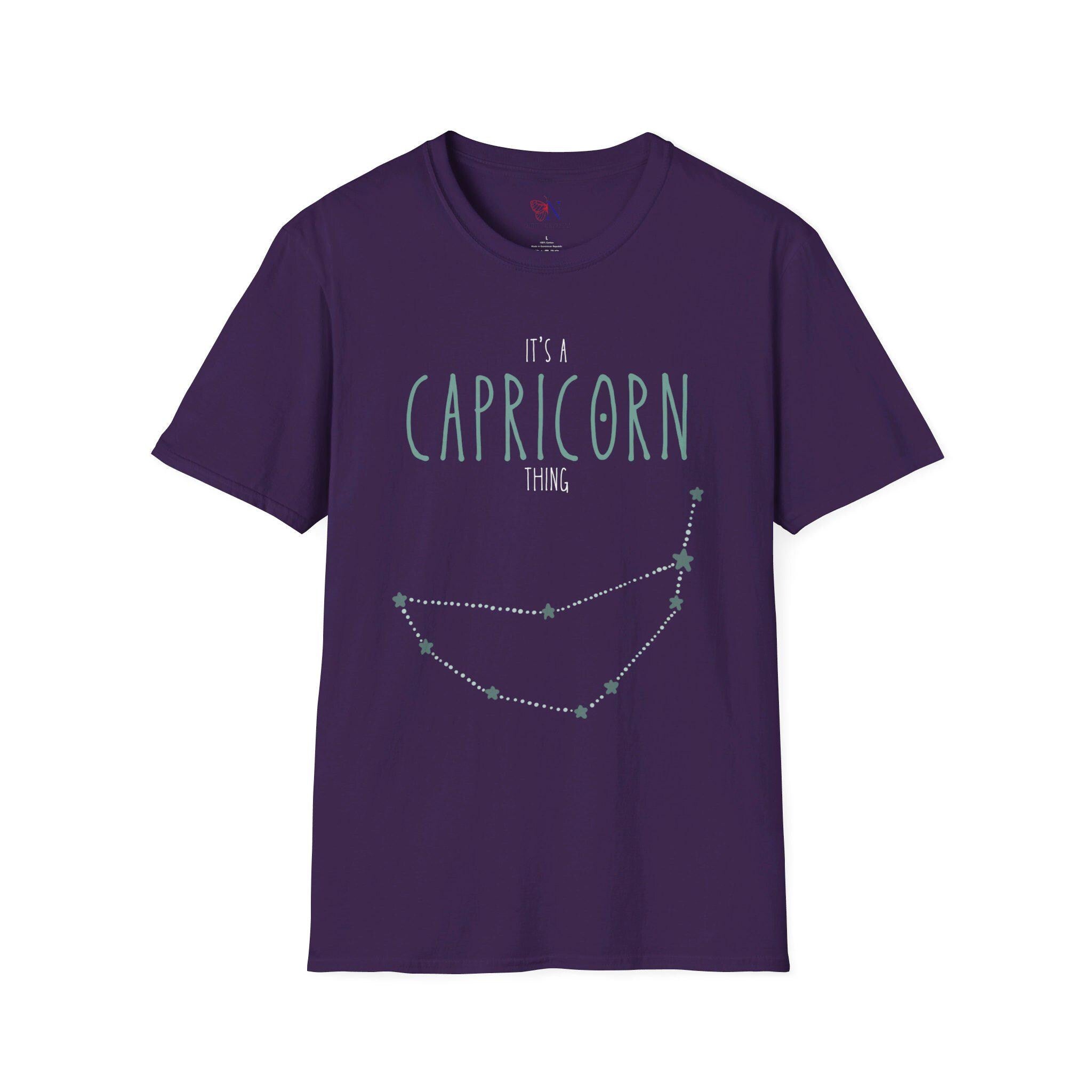 Capricorn T-Shirt, Astrology Unisex Tee, Star Sign Constellation, Horoscope Gift for Astrology Lovers, Zodiac Print Top